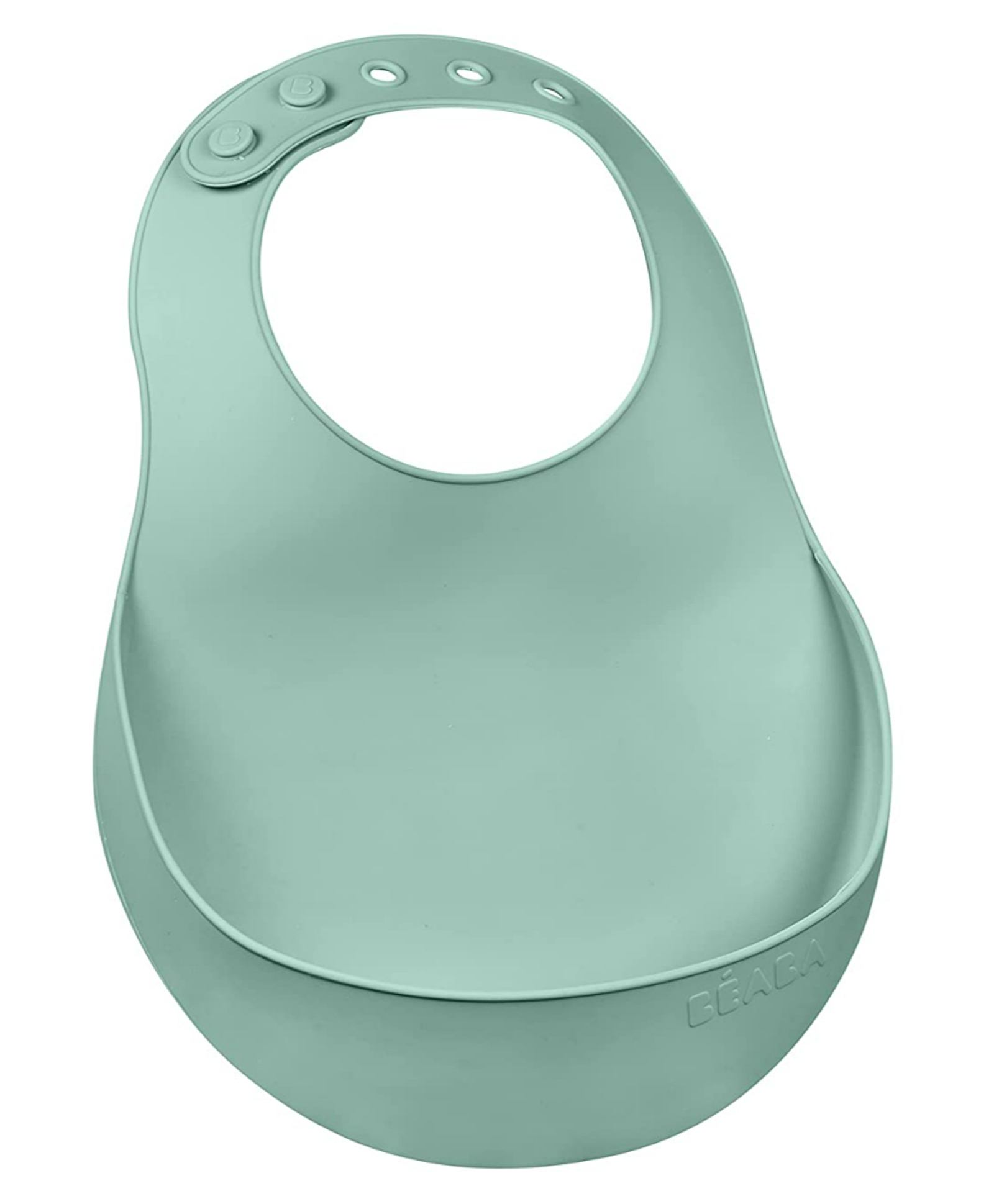 Beaba Silicone Bib - Sage Green-picture-29