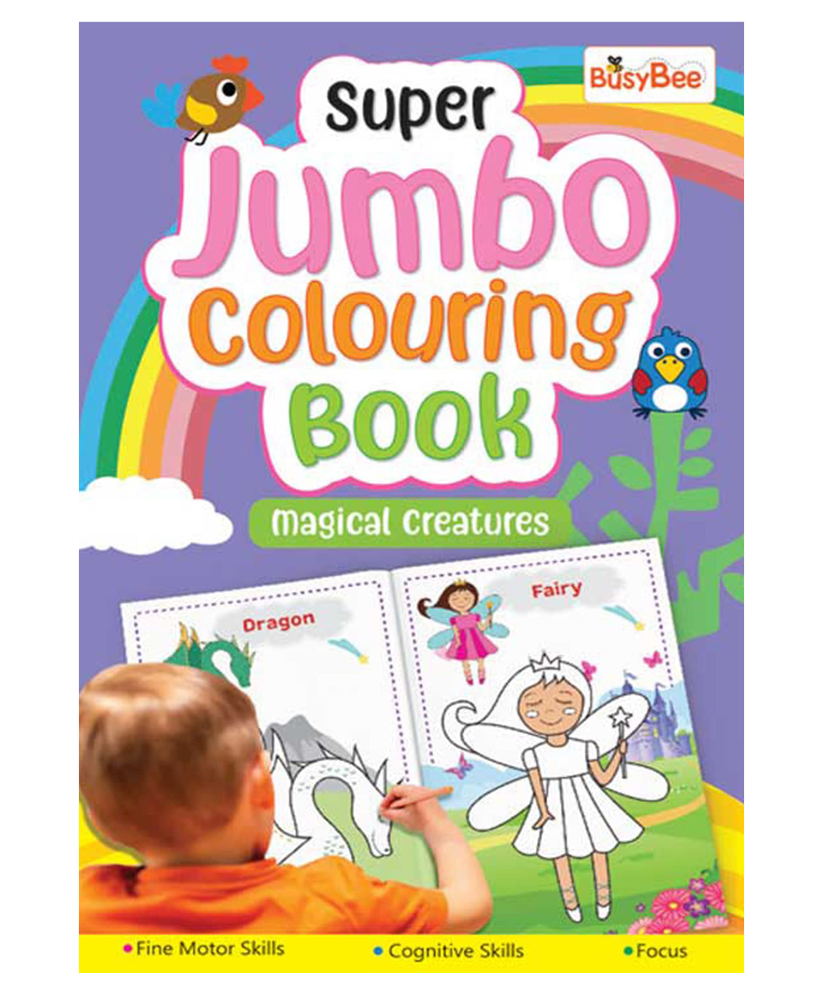 Pegasus Super Jumbo Colouring Book (Magical Creature) - English-picture-30
