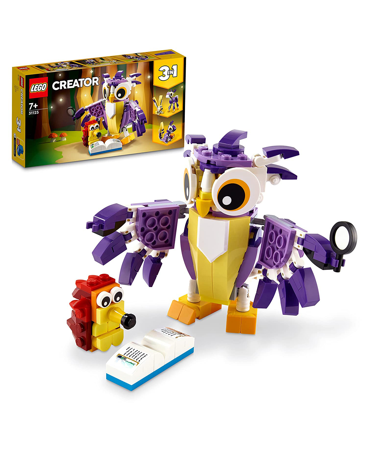 LEGO Creator 3 in 1 Fantasy Forest Creatures Building Kit 175 Pieces -31125-image-13