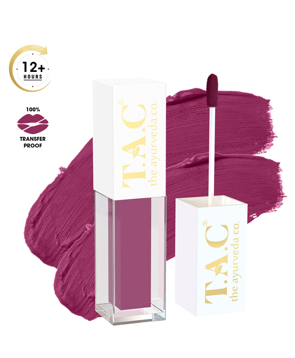 TAC The Ayurveda Co. Velvet Mauve Liquid Lipstick Natural Matte Finish Lipstick  Velvet Mauve - 5 ml Online in India, Buy at Best Price from  -  12732564