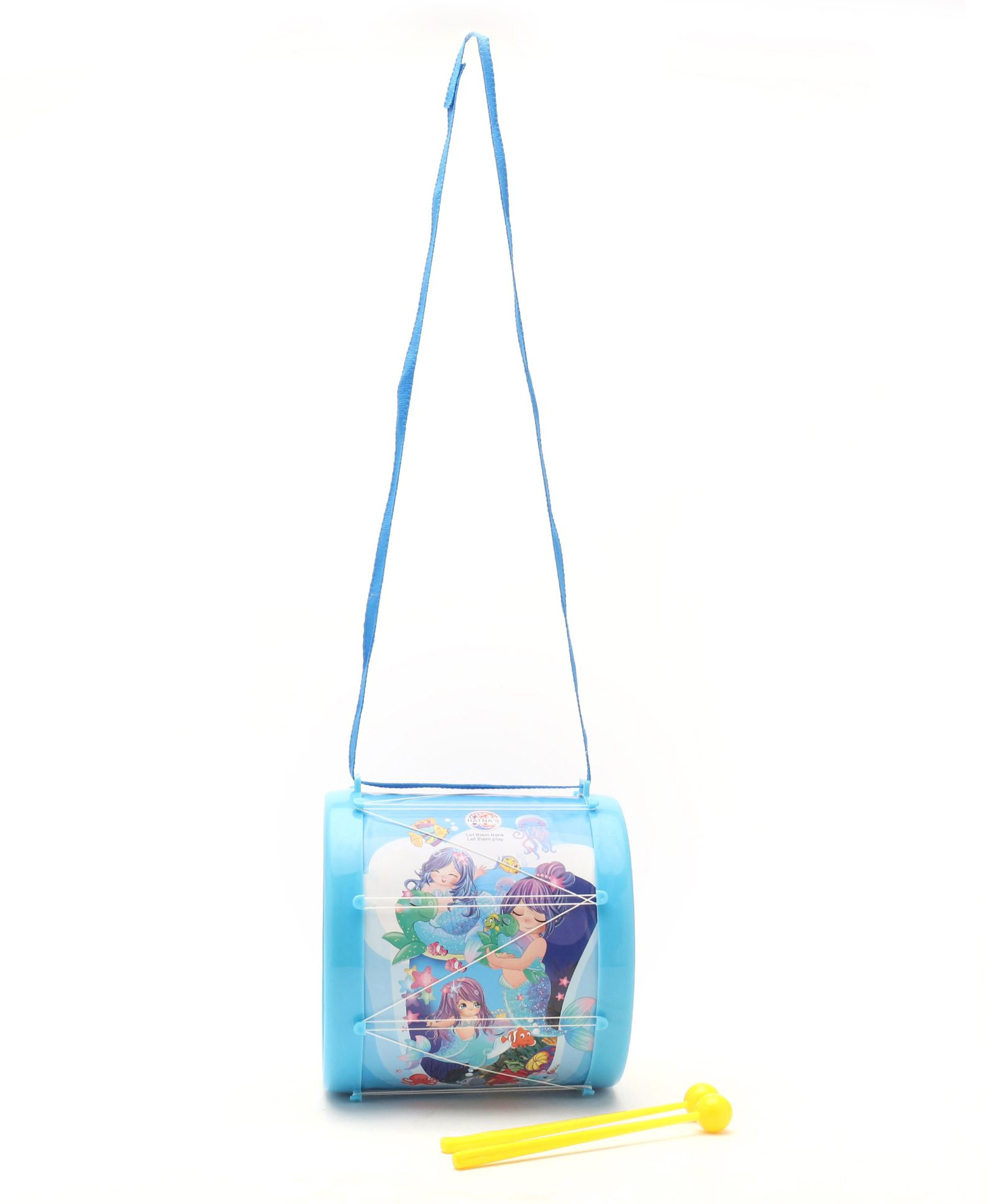 Ratnas Junior Musical Dholak With Mallets (Color May Vary)-picture-12