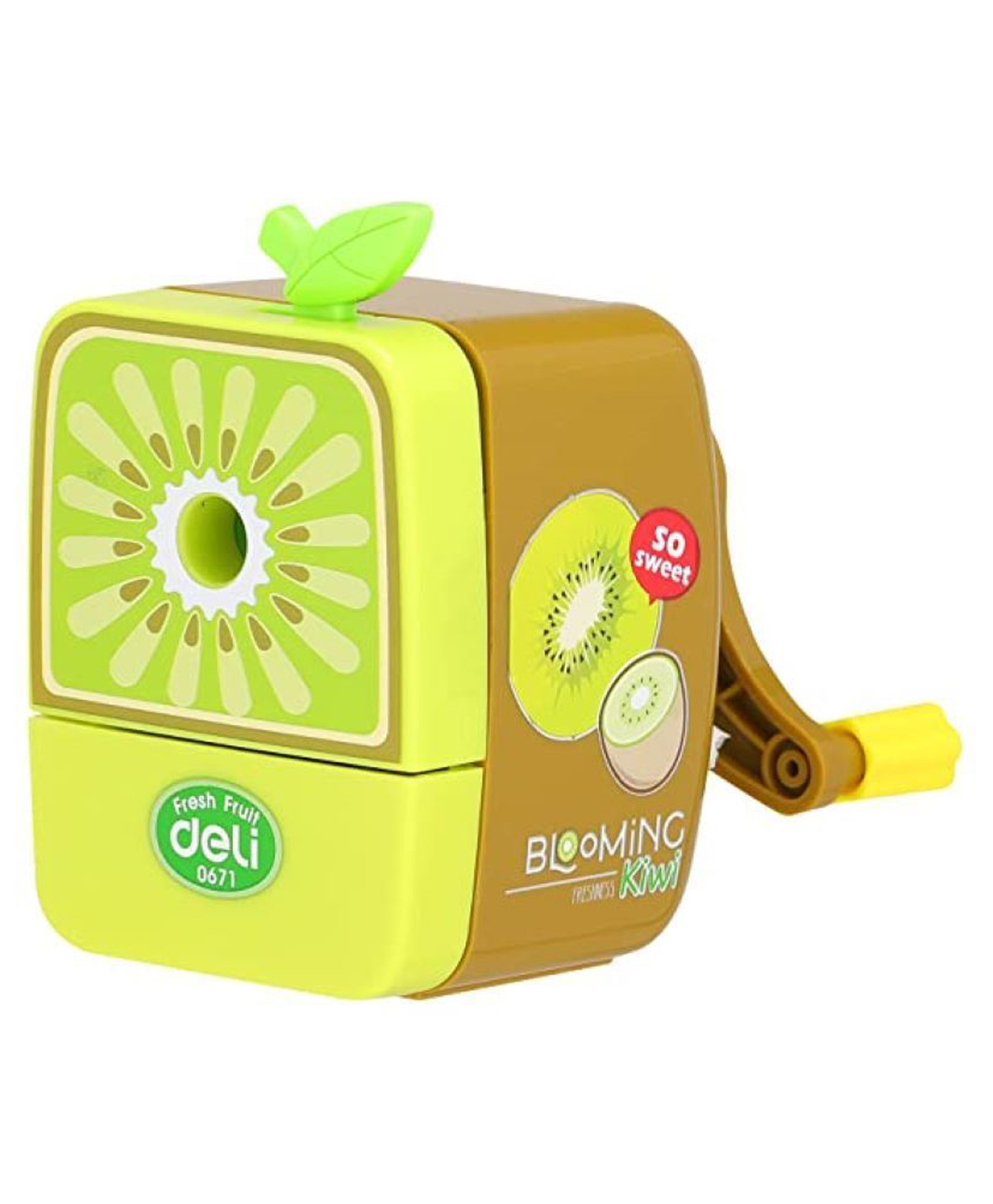 Deli Fruit Shaped Rotary Pencil Sharpener Random Color Design-image-30