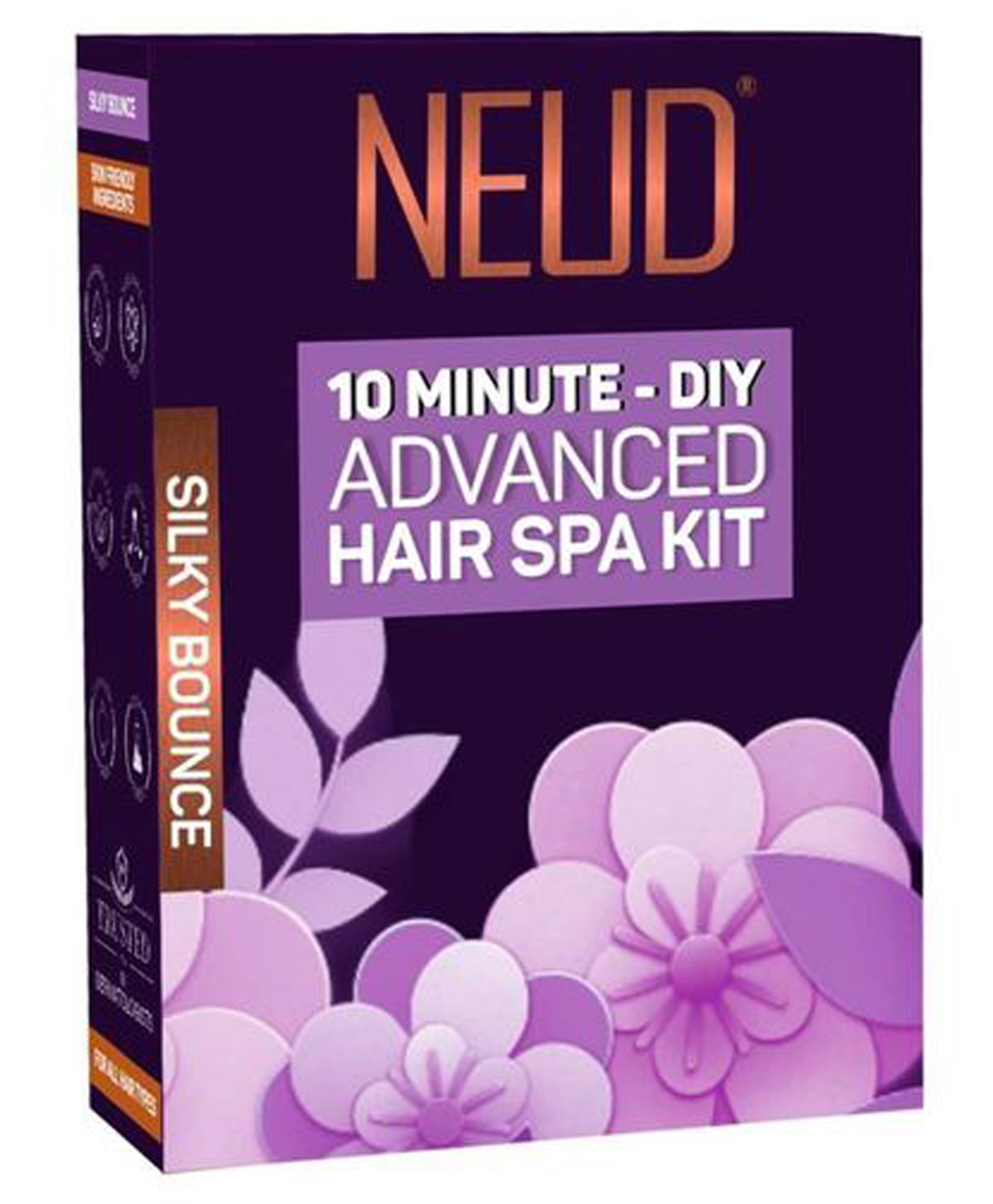 NEUD 4-Step DIY Advanced Hair Spa Kit for Salon Like Silky Bouncy Hair at  Home - 40 g Online in India, Buy at Best Price from  - 12741370