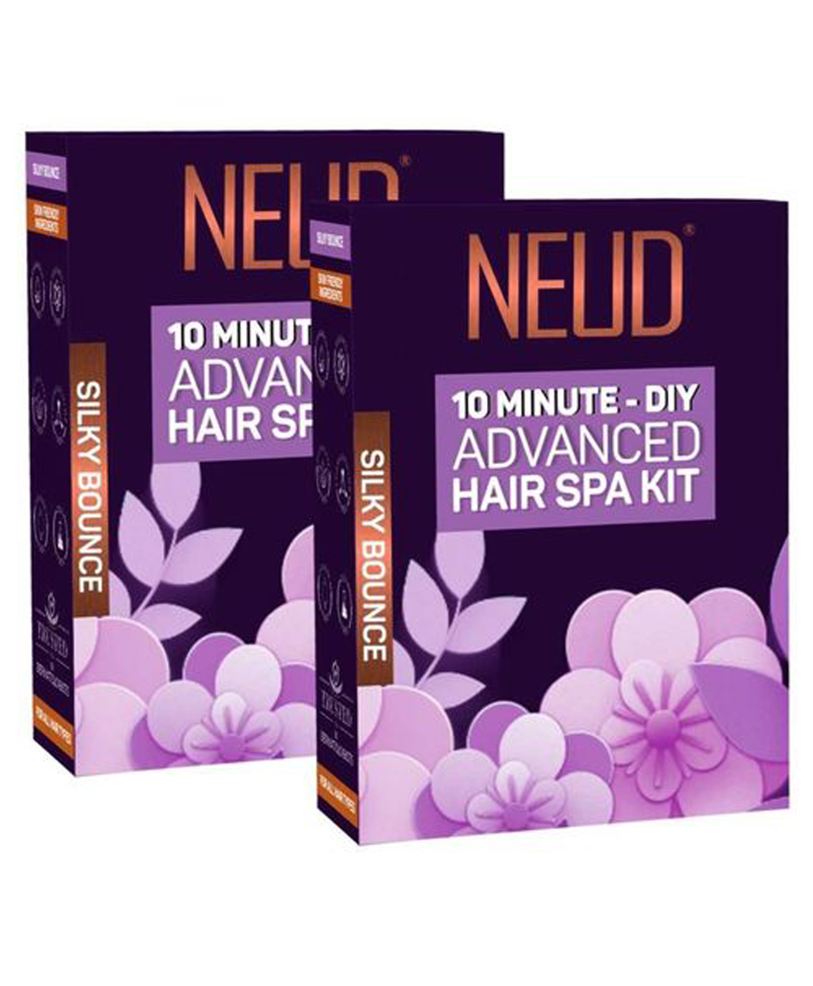 NEUD 4-Step DIY Advanced Hair Spa Kit for Salon Like Silky Bouncy Hair at  Home Pack of 2 - 40 g Online in India, Buy at Best Price from   - 12741371