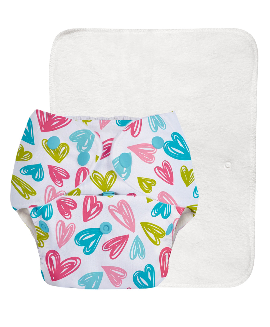 Superbottoms BASIC Washable & Reusable Cloth Diapers, Quick dry high absorption Diapers for Baby (3m-3y)-image-45