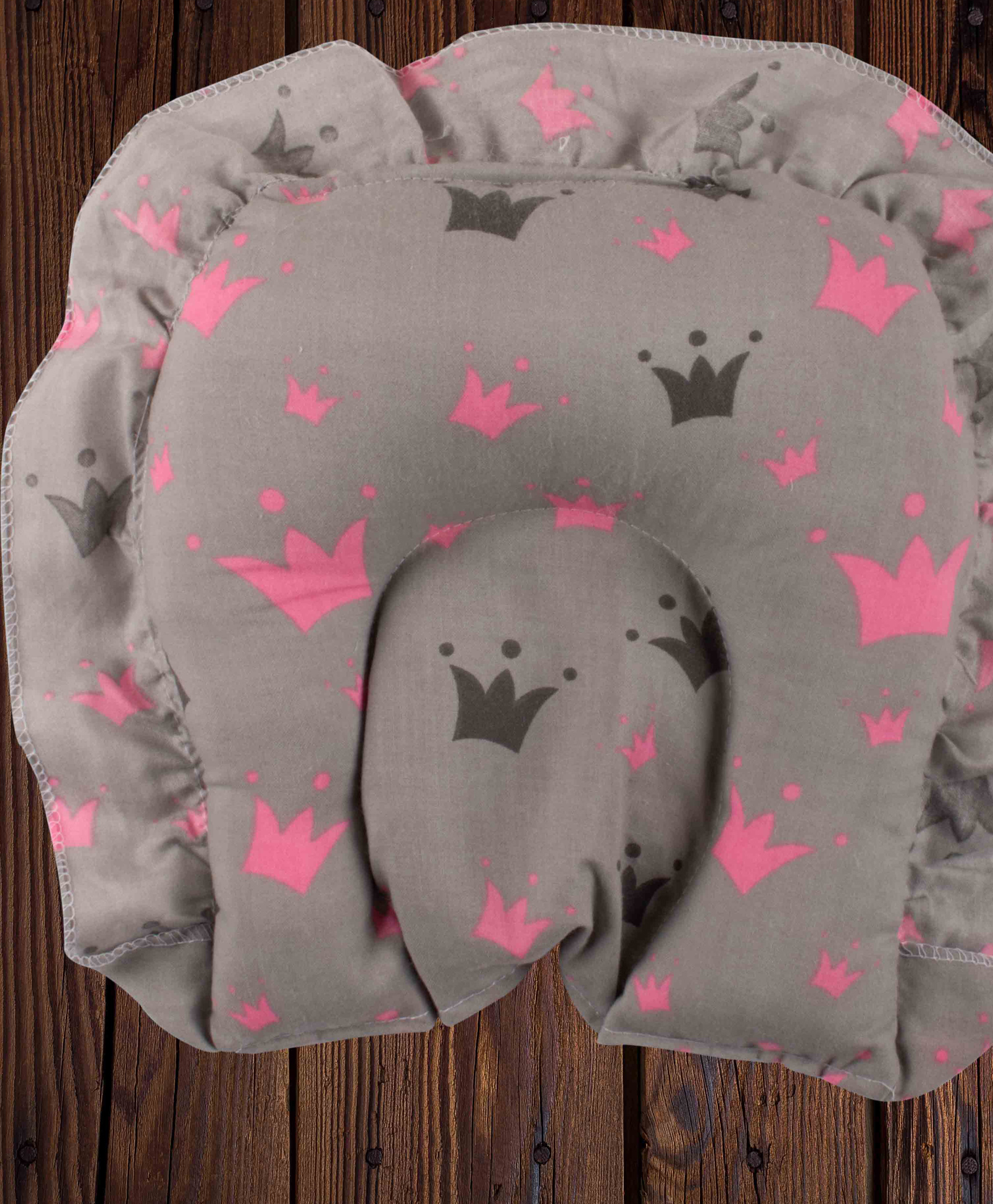 Mittenbooty U-shaped Rai Pillow -Crown Grey-image-4