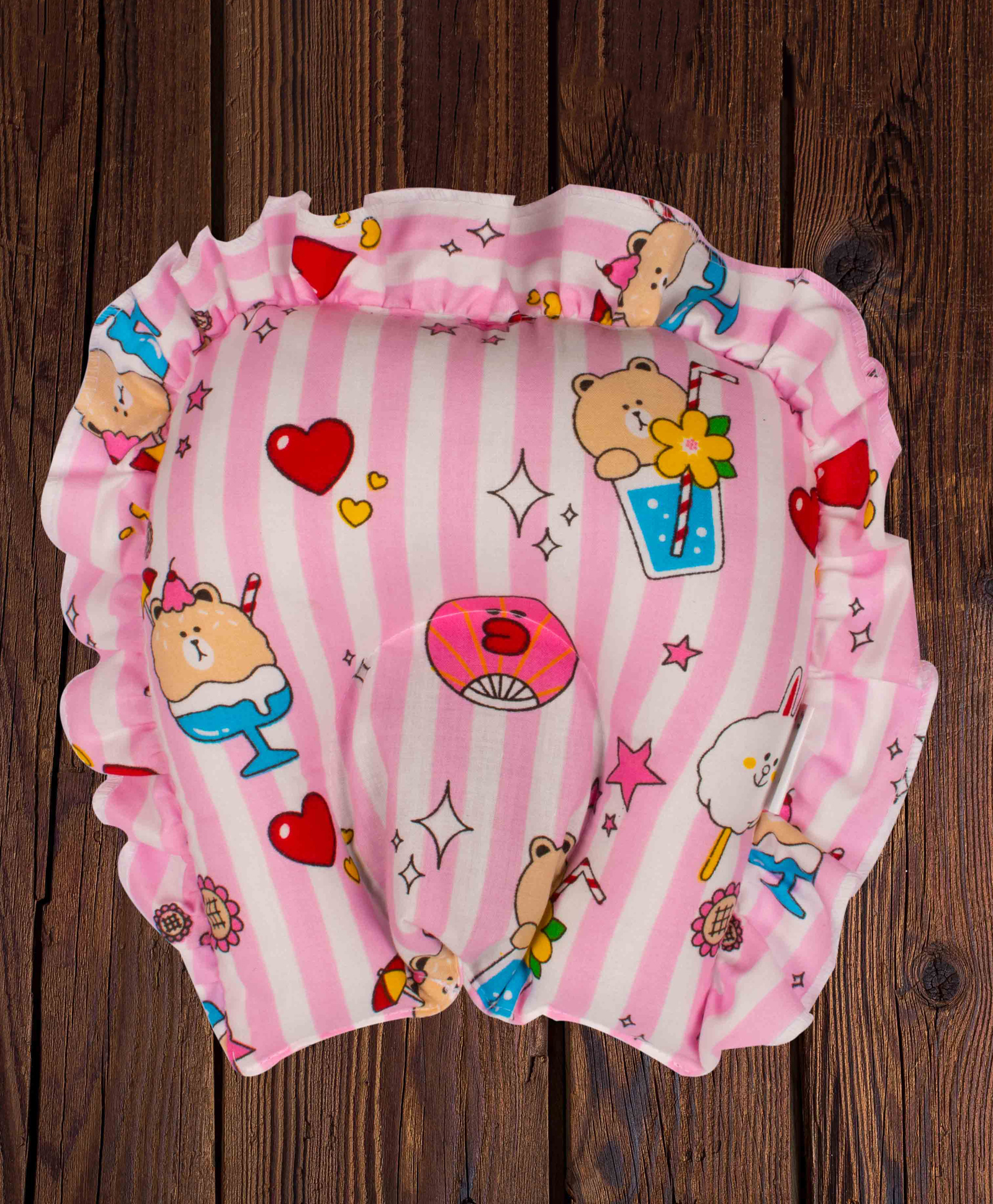 Mittenbooty U-shaped Rai Pillow -Teddy Pink-image-41