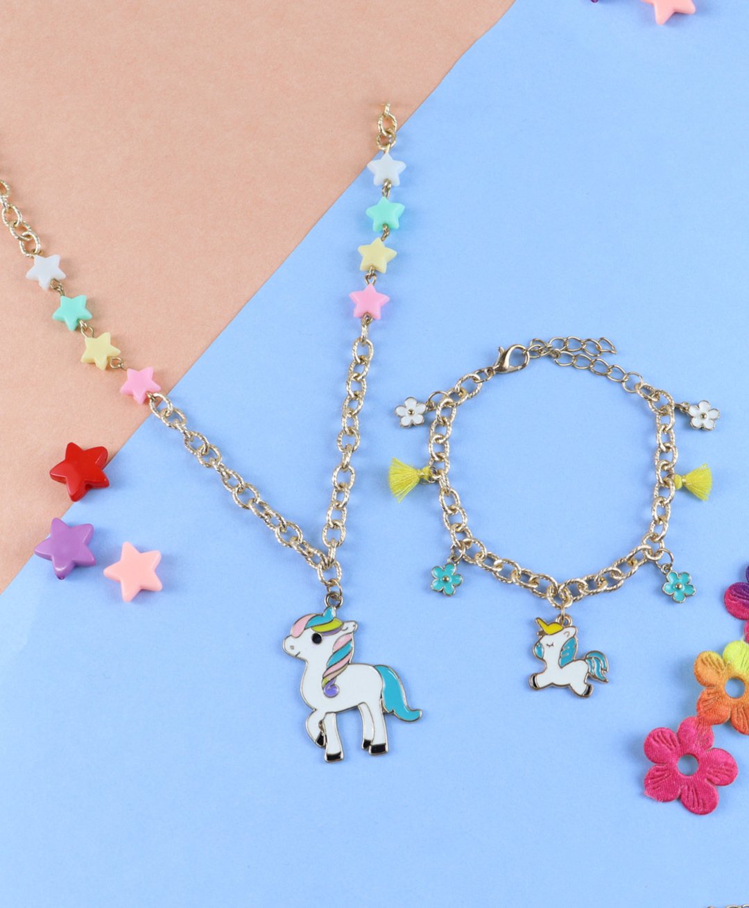 unicorn charm necklace