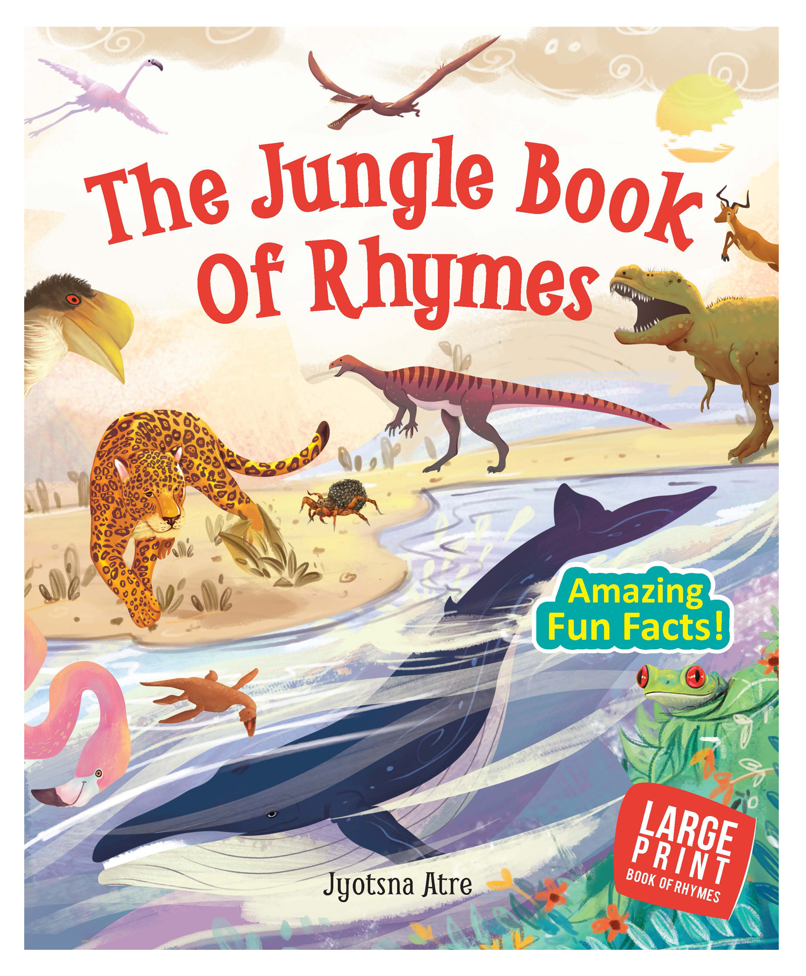 Om Books International  Story book The Jungle Book of Rhymes (Large Print)- English-picture-28
