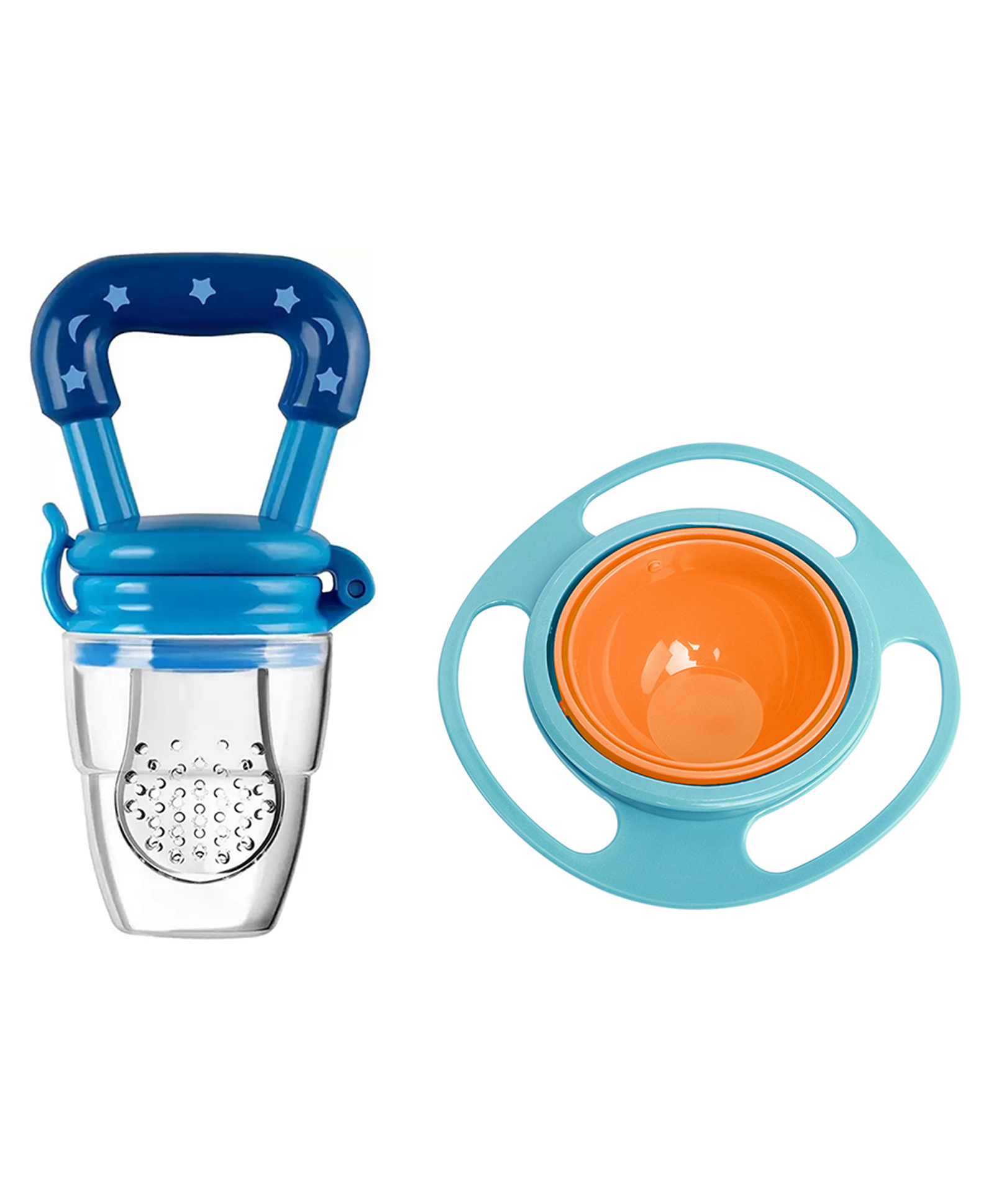 safe-o-kid Safe O Kid Fruit Feeder with 360 Degree Rotation Food Bowl - Multicolor-picture-48