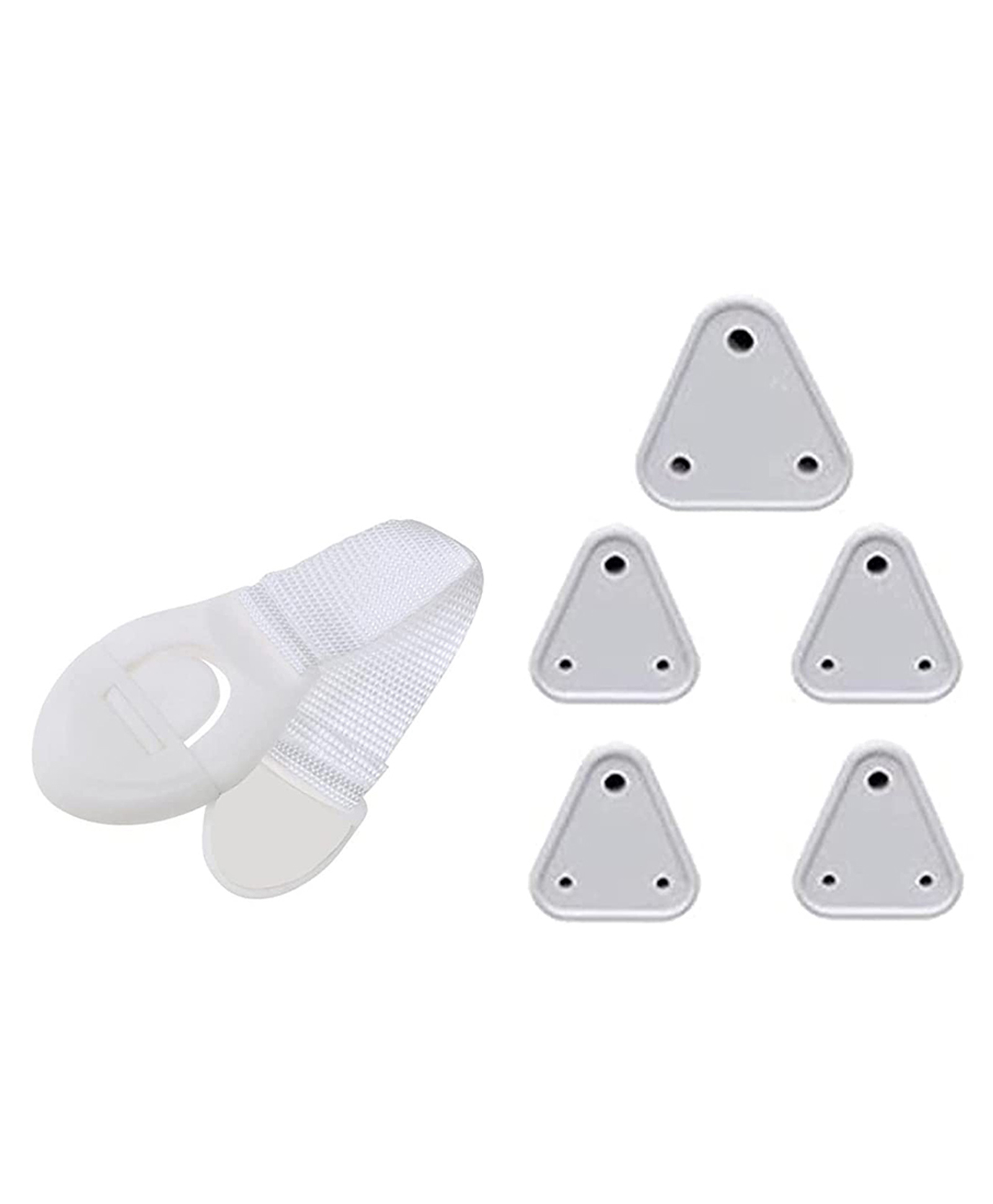 safe-o-kid Safe O Kid 12 Nylon Lock for Cabinets, and 12 Electric Plug Covers-picture-11