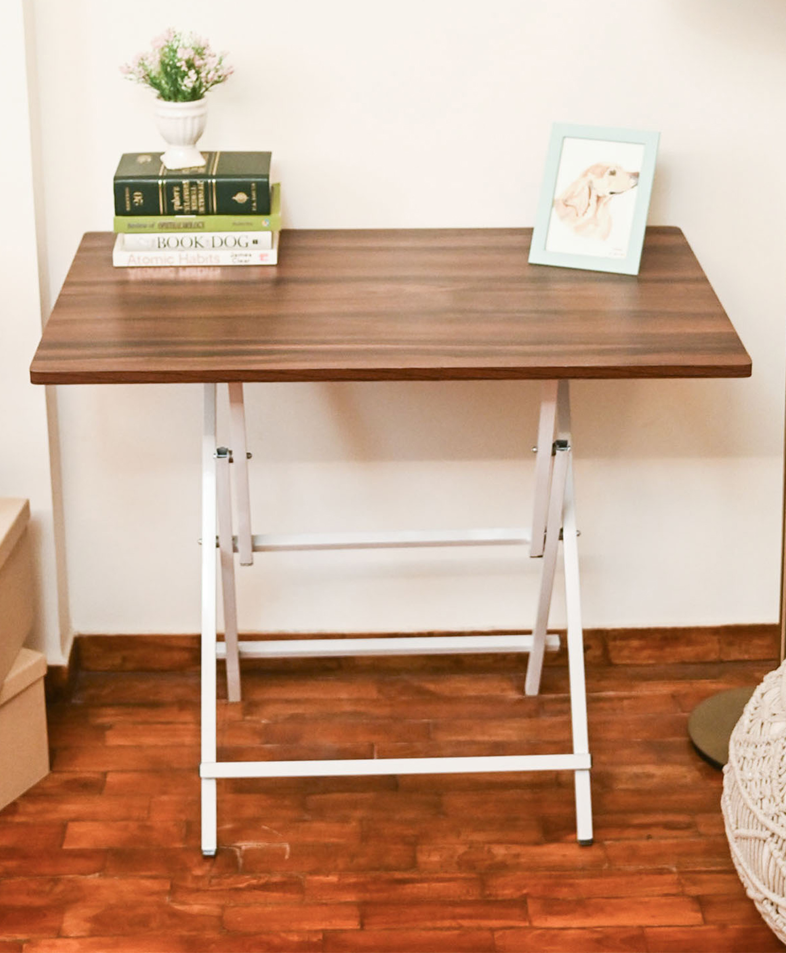 Faburaa Tablista  Foldable Table for Writing Desk Light - Brown-picture-0