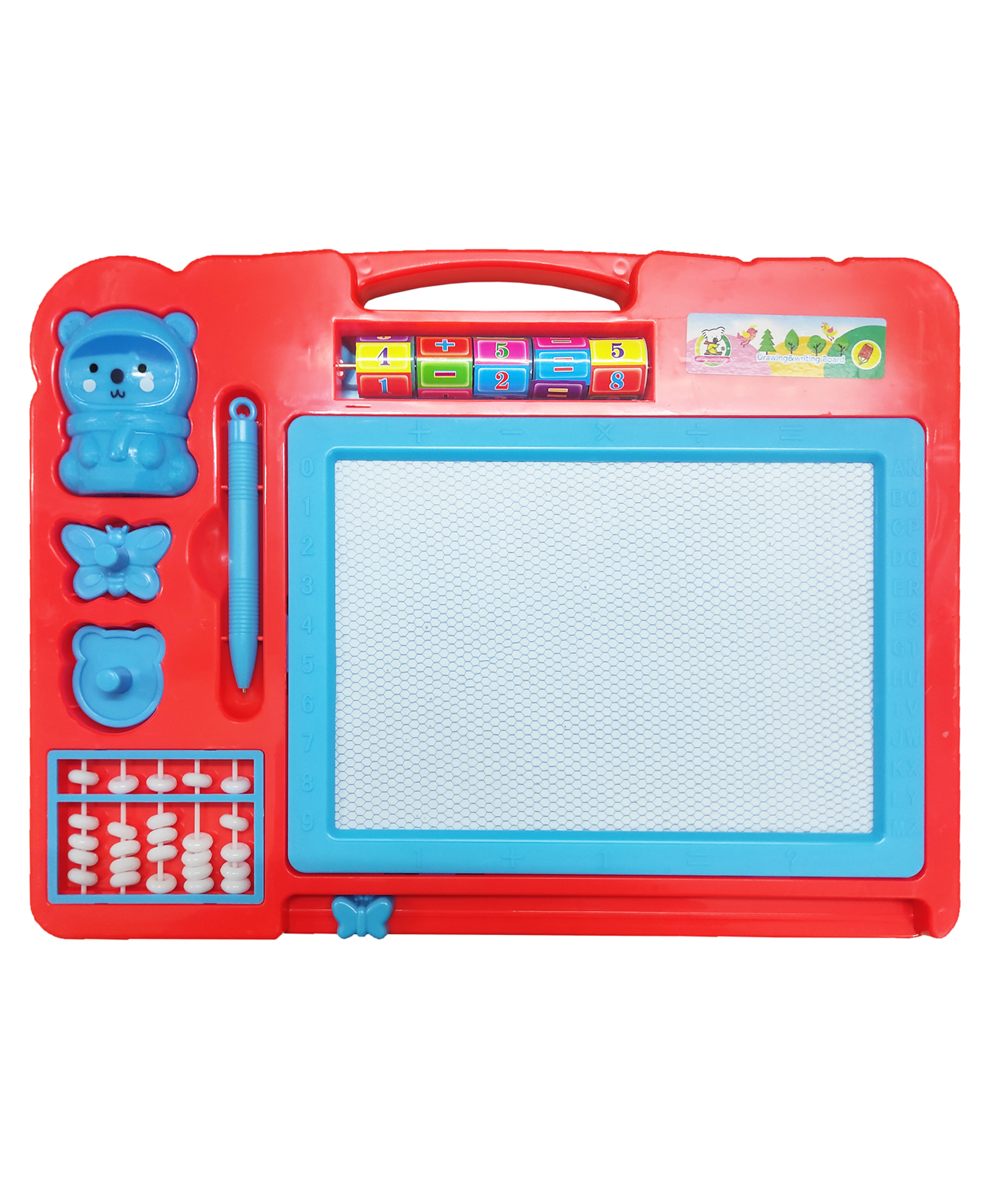 VGRASSP Magnetic Slate Toy is Very Useful and Easy to Use, Helps Children in Learning How to Write, Read and Draw on This Non-Toxic Board, Large - Color And Design As Per Stock-image-39