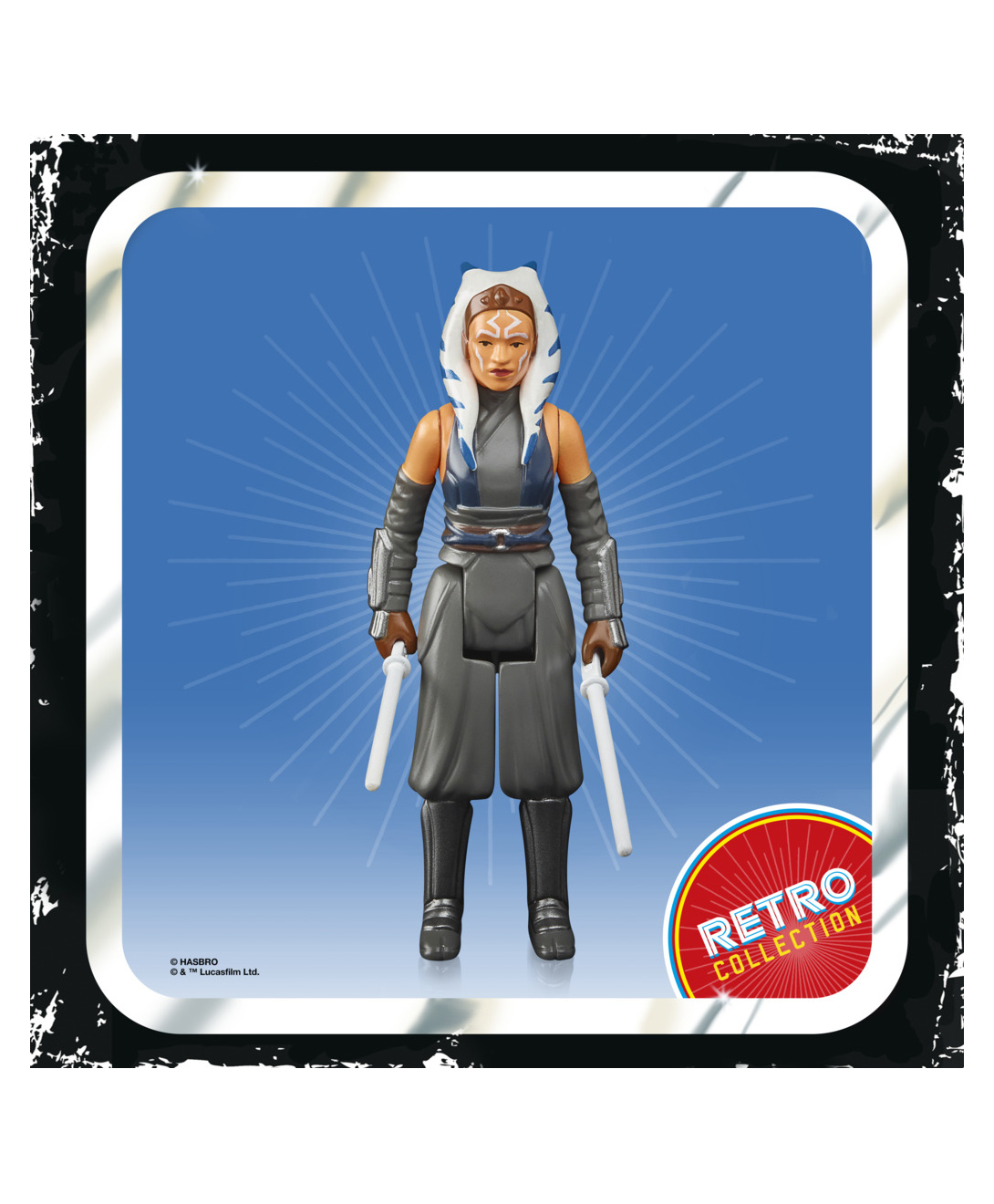 Star Wars Retro Collection The Mandalorian Ahsoka Tano Grey - Height 10 cm-image-27