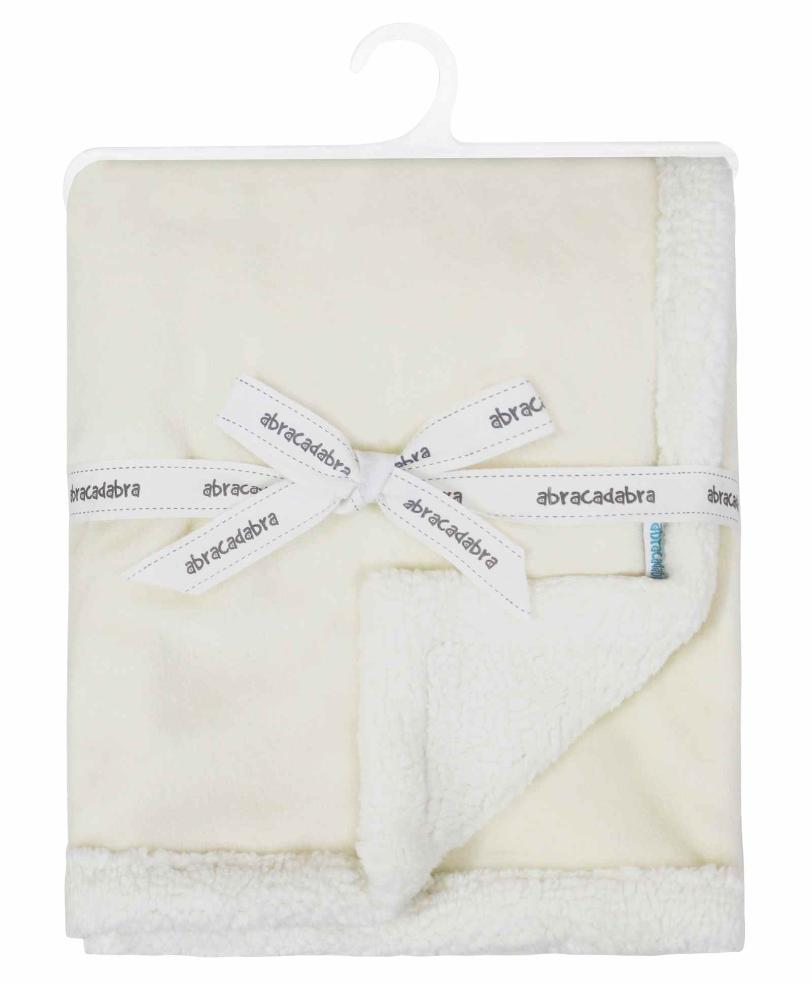 Abracadabra Plush Chamois Baby Blanket - Beige-image-3