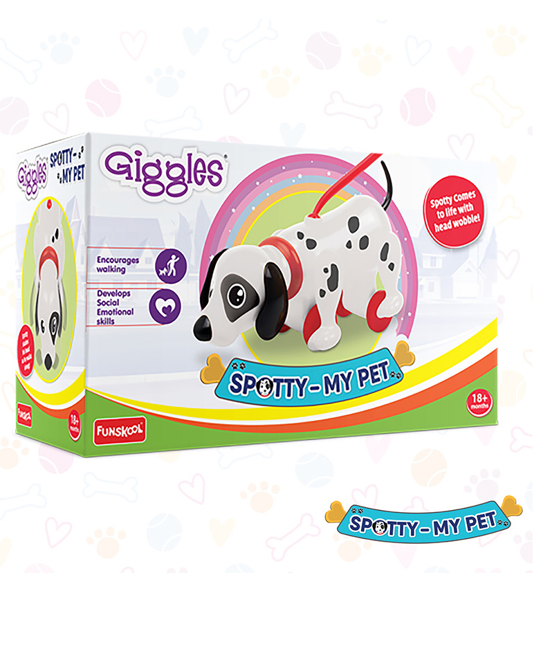 Giggles Spotty My Pet Pull Along Toy (Color May Vary)-picture-33