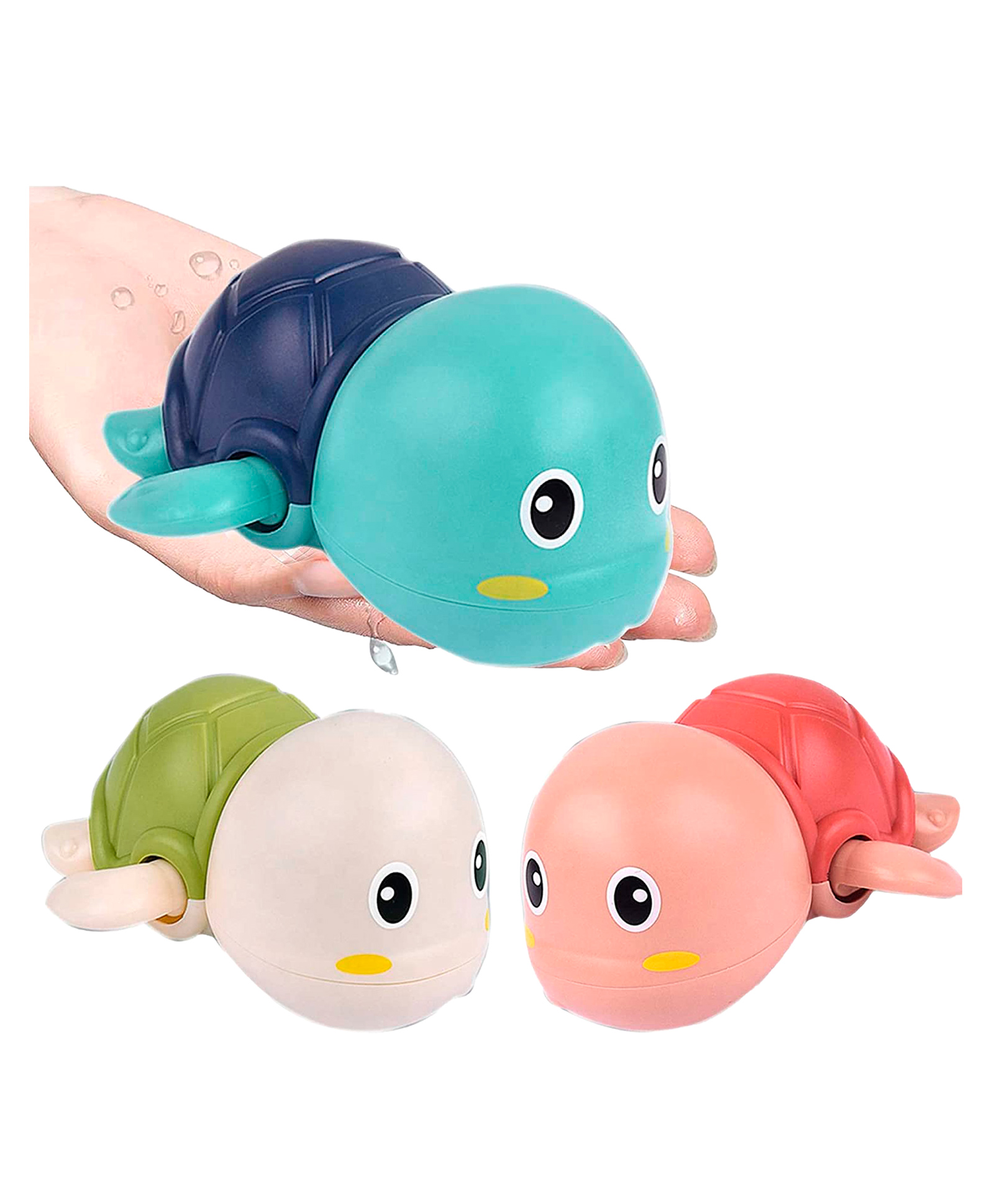 WISHKEY Swimming Turtle Floating Bath Toy Color may Vary-picture-21