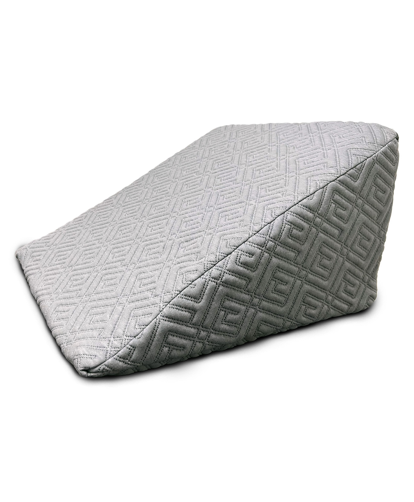 Sleepsia Wedge Pillow Memory Foam Incline Pillow For Back Support,Leg Elevation, Snoring, Heartburn, Reading - Post Surgery (Grey, Pack of 1)-image-39