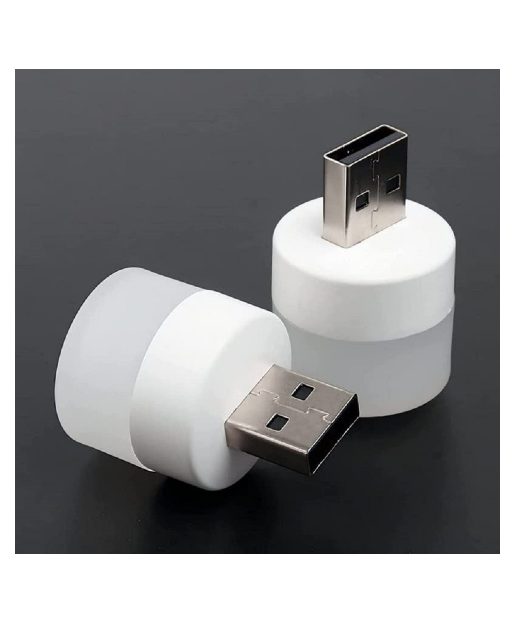 Mihar Essentials  Plug In Led Night Light Mini Usb Flexible Usb Led Ambient Light Pack Of 5 - White-image-18