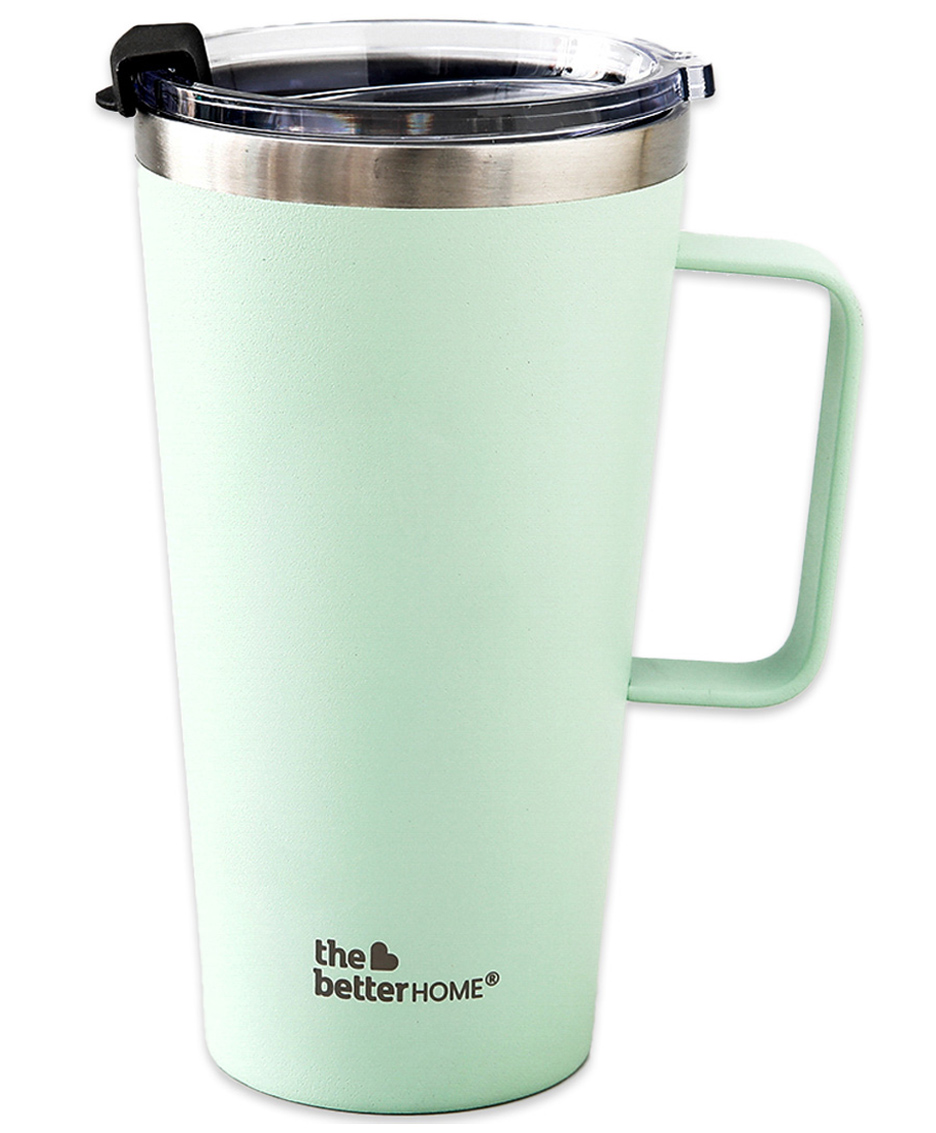 The Better Home Insulated Coffee Mug with Handle Green - 450 ml-image-25
