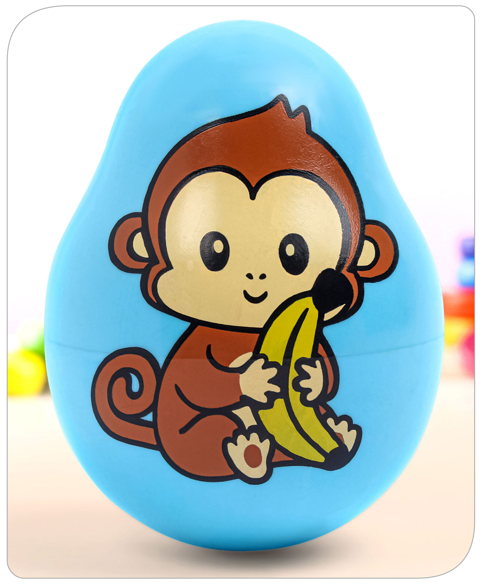 Babyhug Monkey Roly Poly Toy - Multicolour-image-41