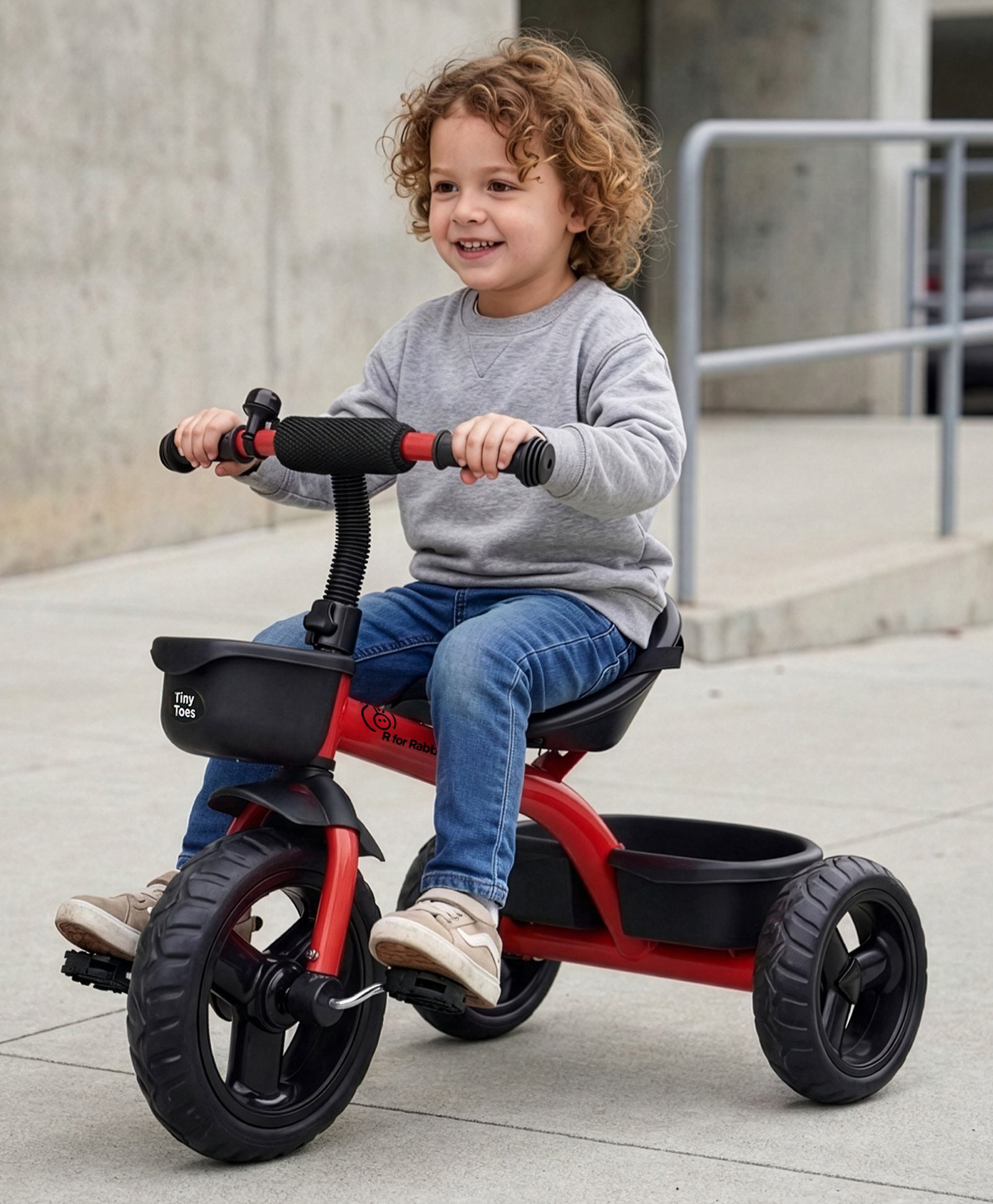 R for Rabbit Tiny Toes T10 Ace Tricycle - Red-image-37