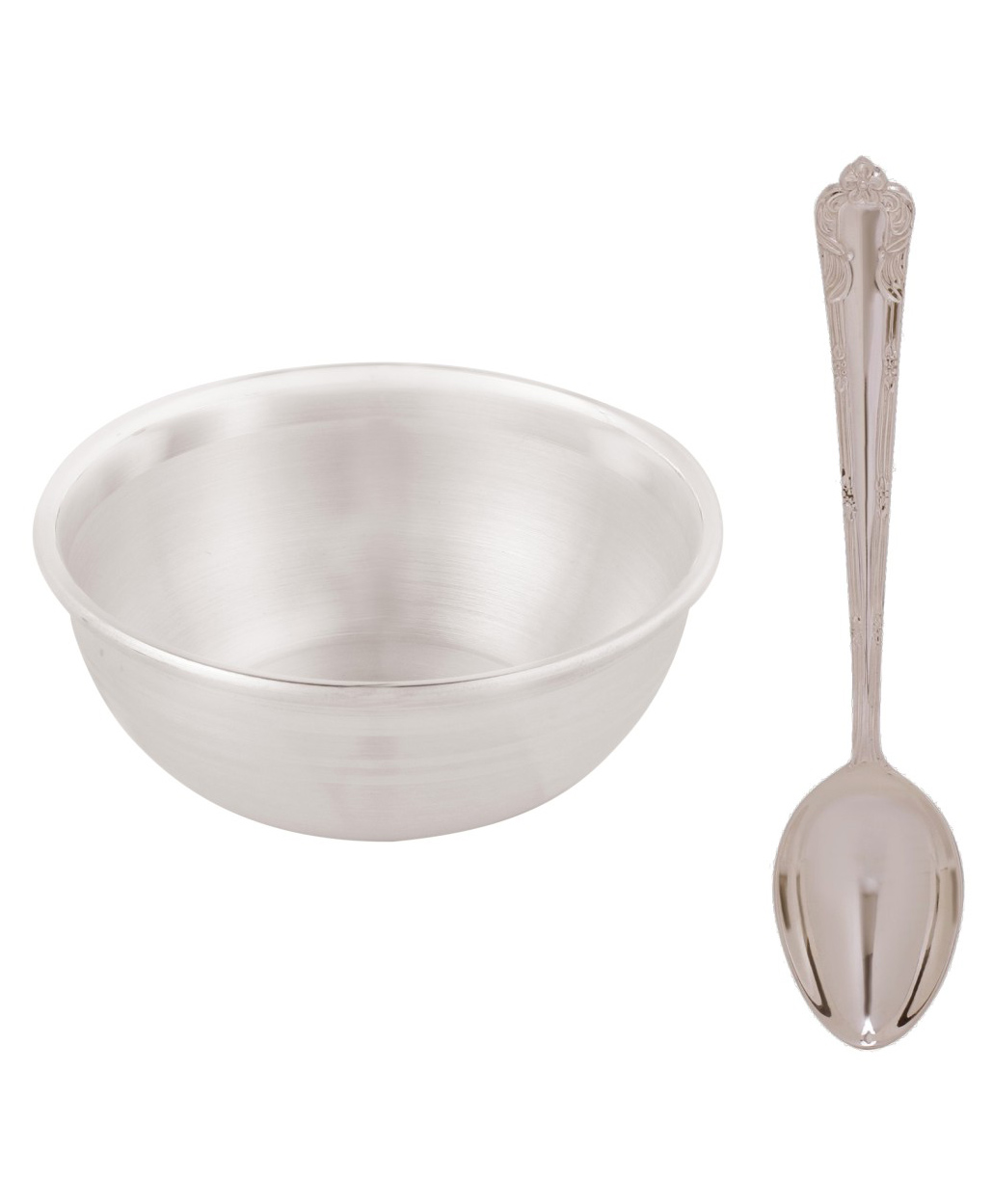 Osasbazaar Pure Silver Bowl and Spoon Set BIS Hallmarked - Silver-image-21