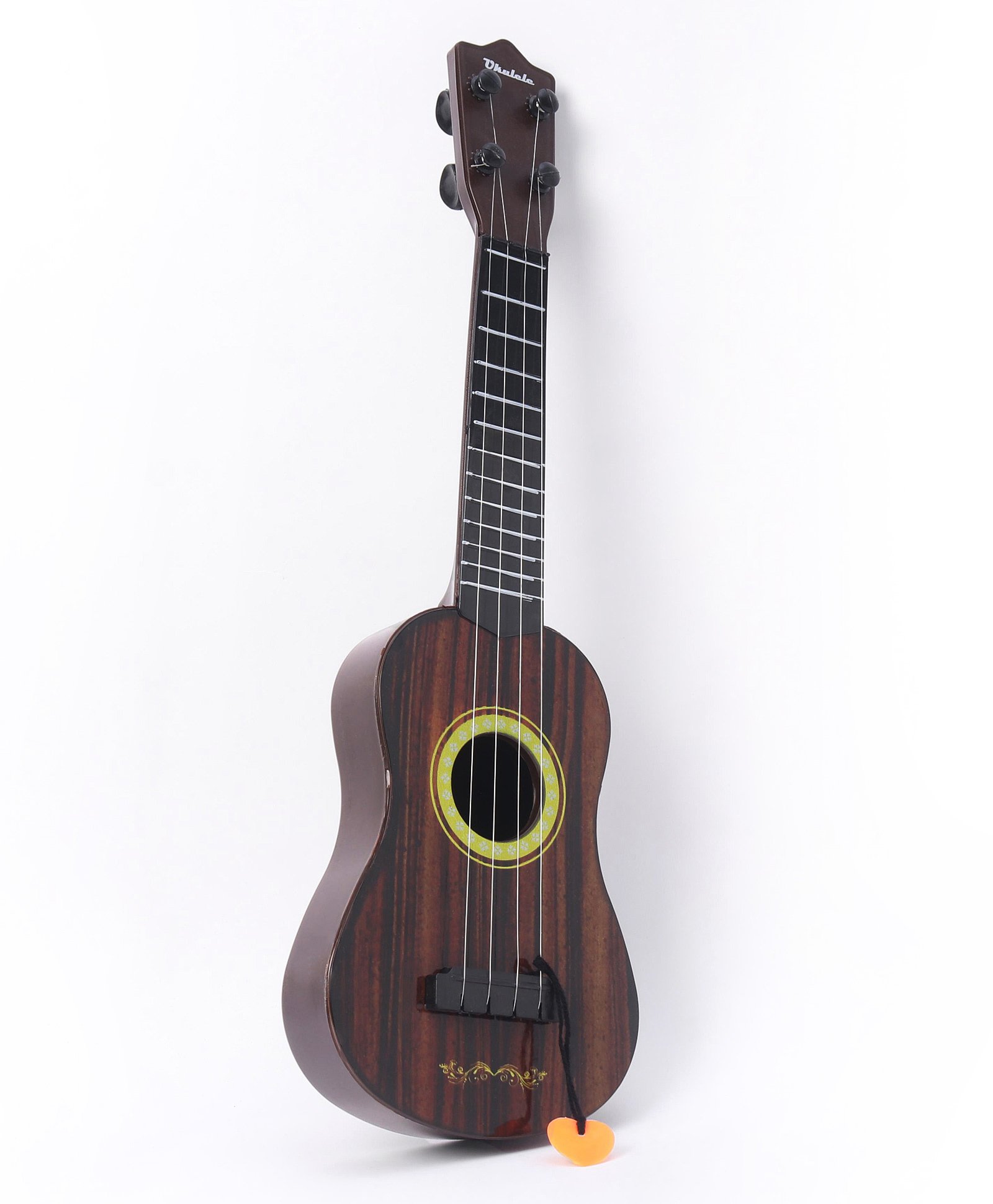 Vijaya Impex  4 String Acoustic Guitar Toy Small- Black-image-2