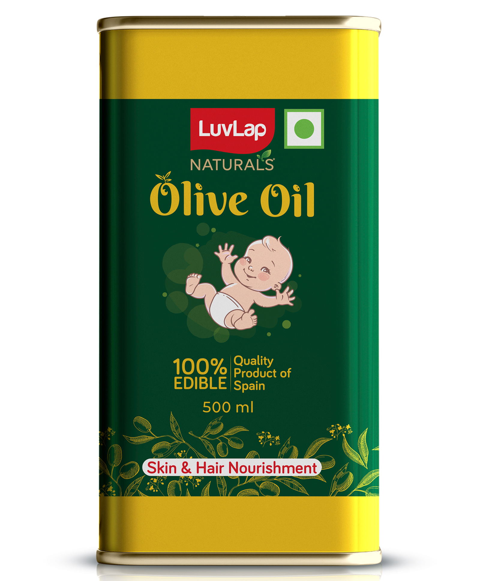 luvlap Luv Lap Naturals Baby Body Massage Olive Oil - 500 ml-picture-24