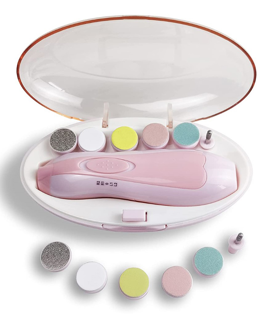 Boxot Impex  Baby Nail Trimmer Electric Safe Baby Nail Grooming Kit - Pink-image-45