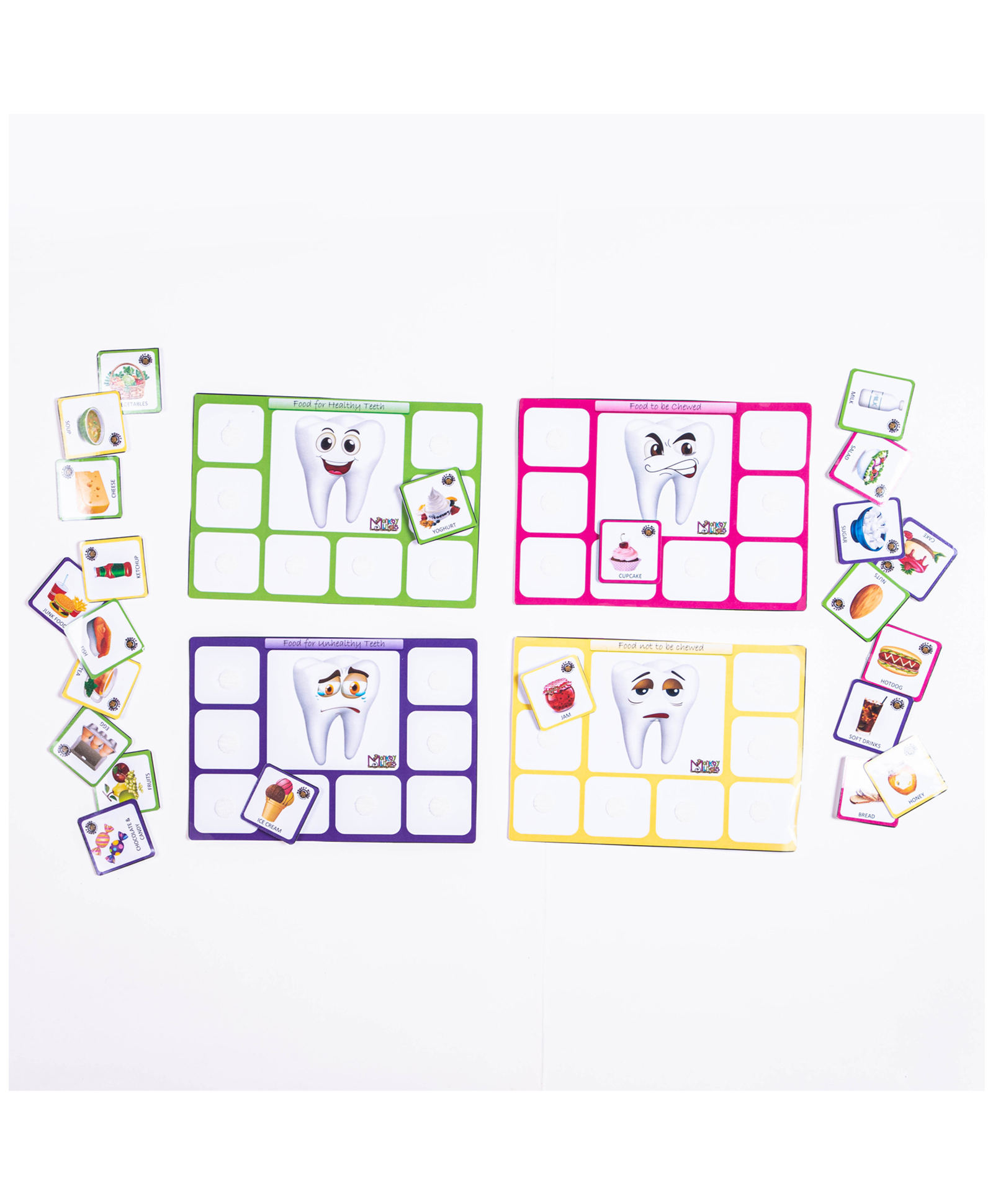 Monkey Minds Sorting Mats Know Your Teeth - Multicolour-picture-13
