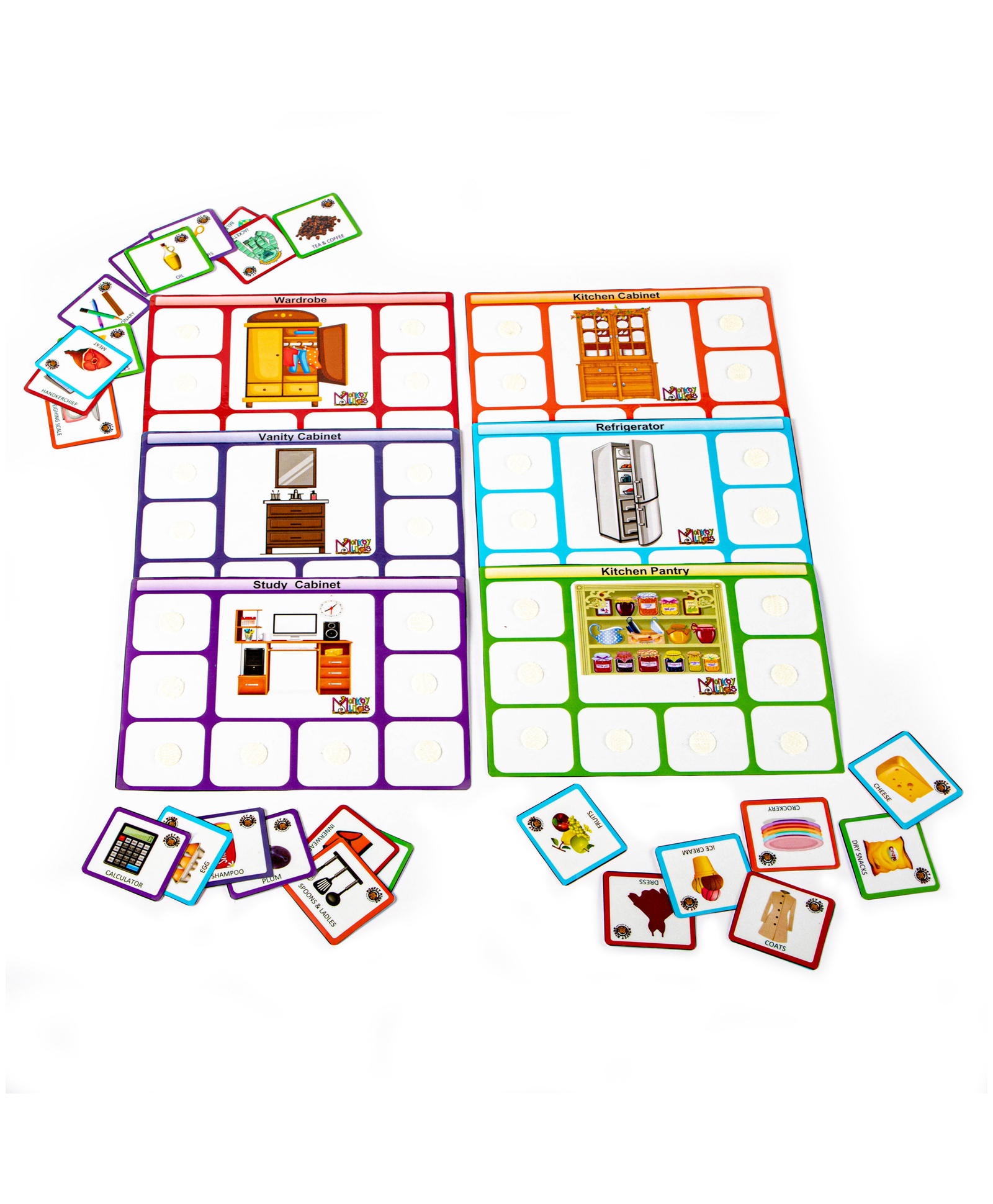 Monkey Minds Sorting Mats - Know Where to store - Multicolour-picture-12