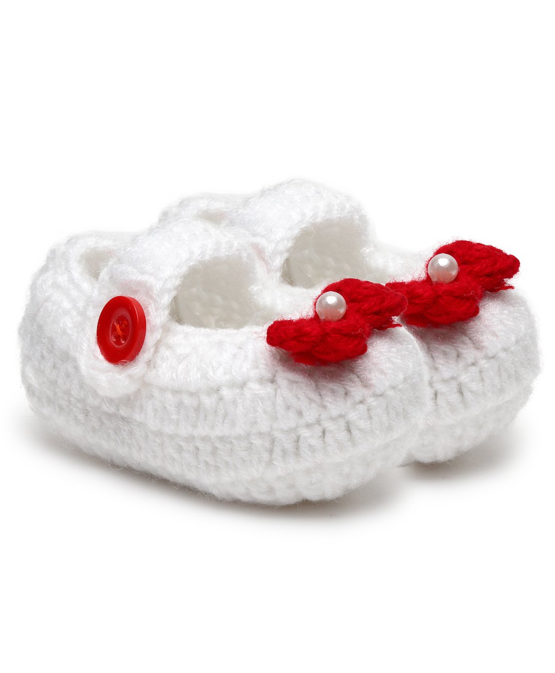 MayRa Knits Hand Knitted Booties - White-picture-13