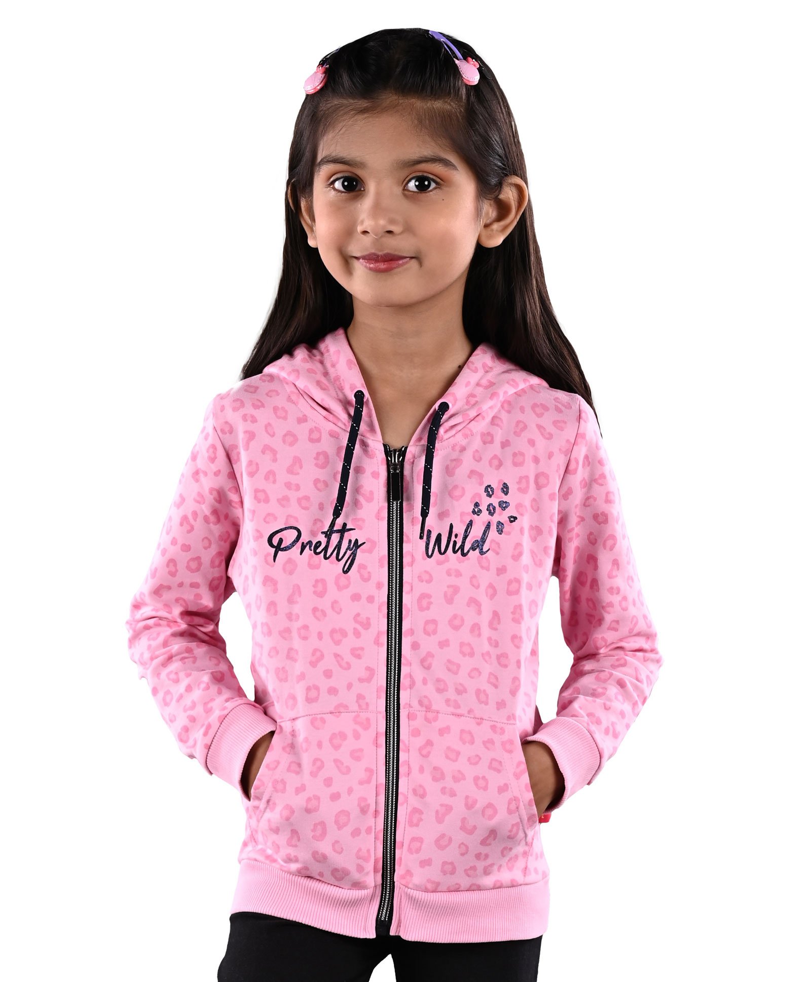 3PIN Full Sleeves Pretty Wild Graphic Printed Sweatshirt - Pink-picture-23