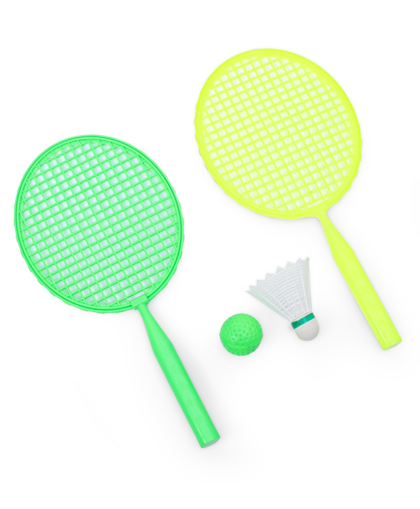 Ratnas Jungle Badminton Junior Set with Ball and Shuttlecock - Green & Yellow-picture-18