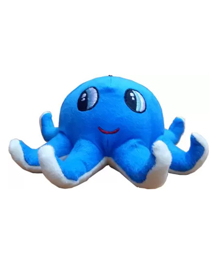 Babyjoys Octopus Soft Toy Blue - Length 25 cm-image-28