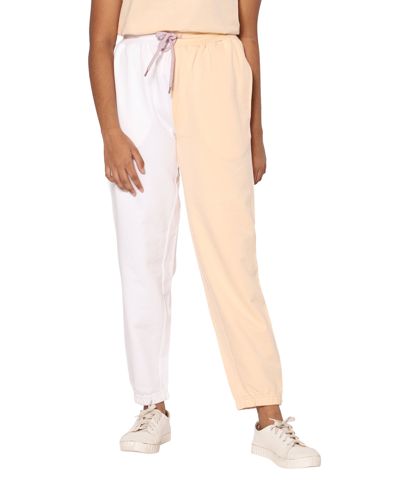 TeenTrums 100% Cotton Cut And Sew Track Pant - Peach-picture-17