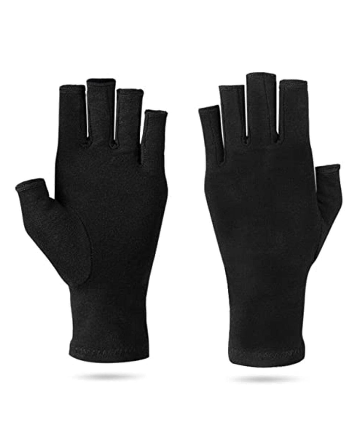 MOMISY FingerlessArthritis Gloves - Black-picture-38