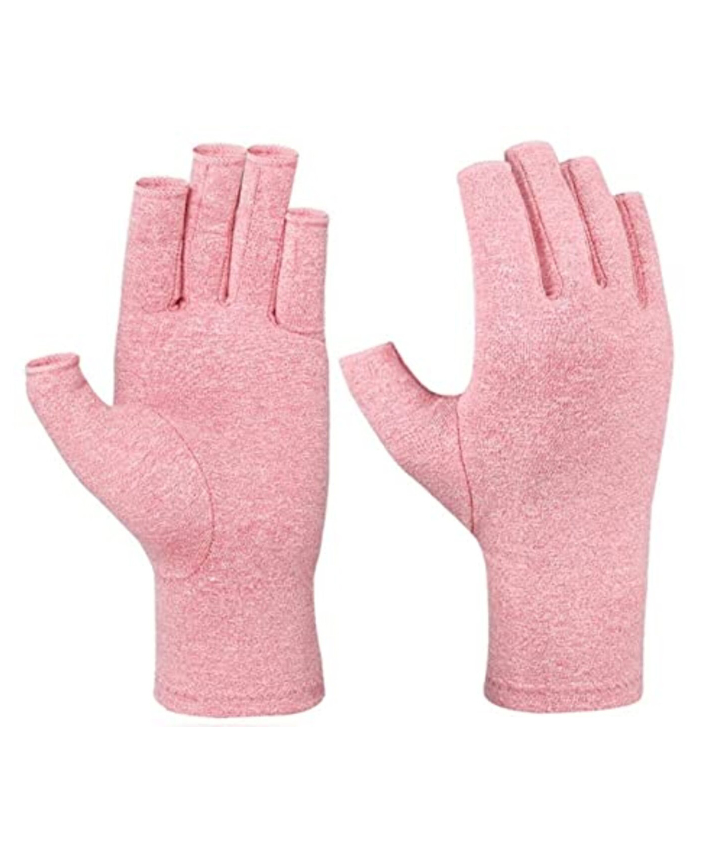 MOMISY Fingerless  Arthritis Gloves - Pink-picture-37