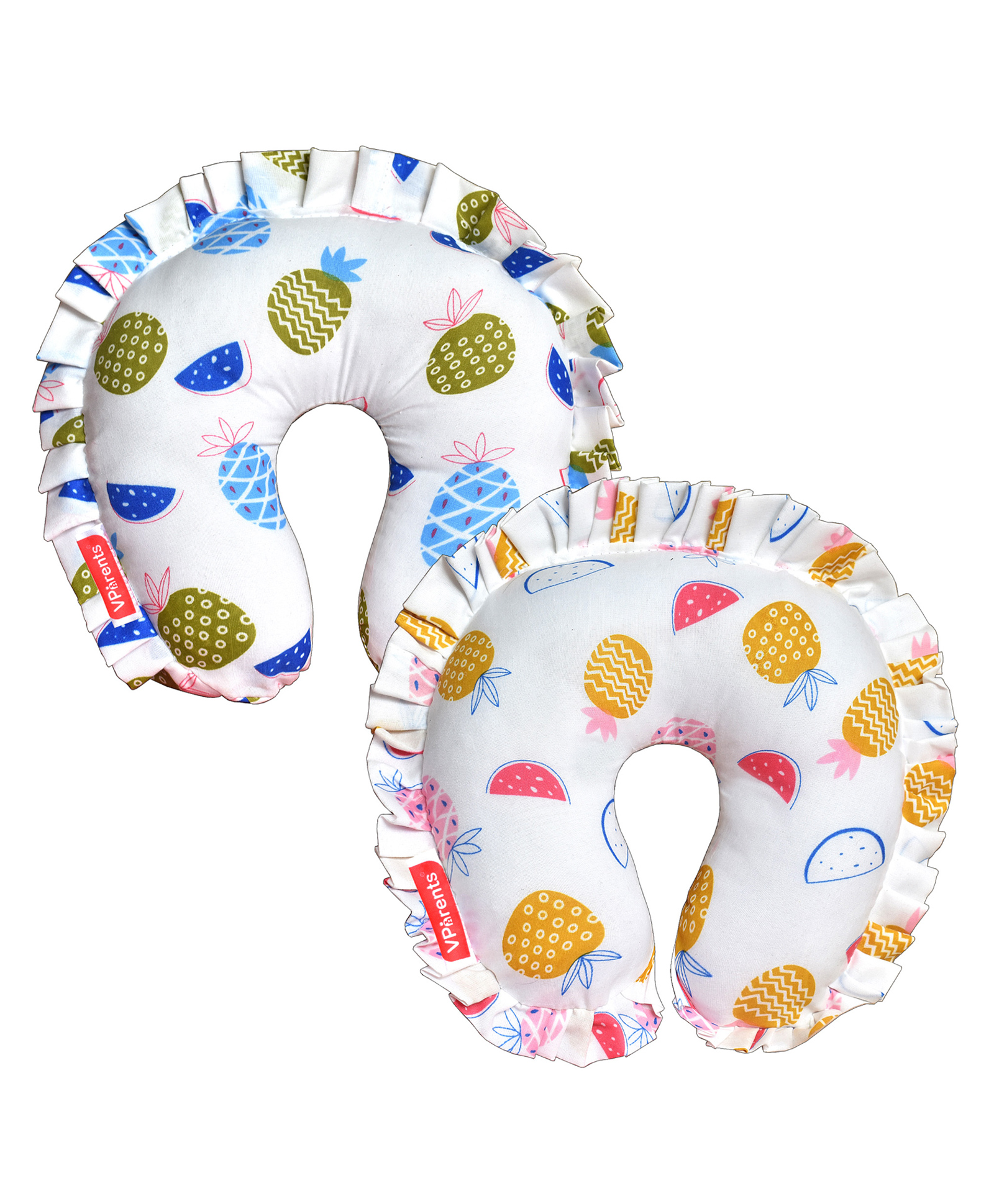 VParents Fibre Fruits Baby Pillow Pack of 2  - Multicolor-picture-38