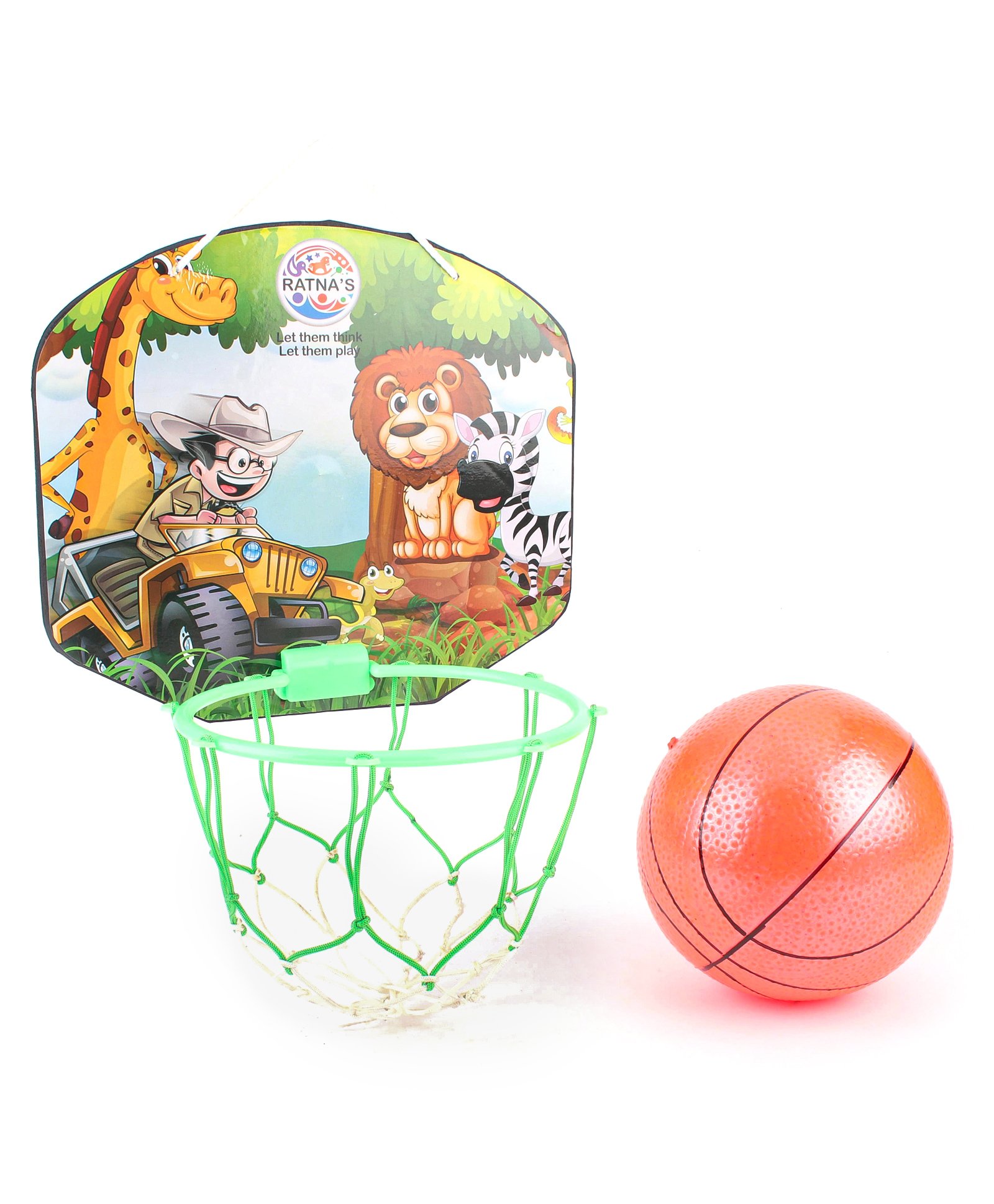 Ratnas Cartoon Basket Ball Set - Color & print May Vary-image-12