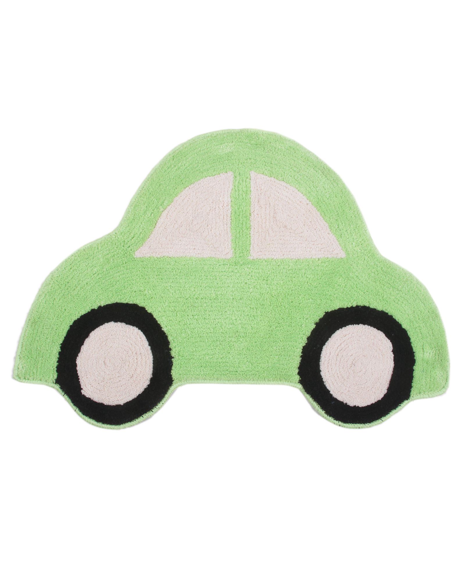 Saral Home Car Shape Bath Mat - Green-picture-44