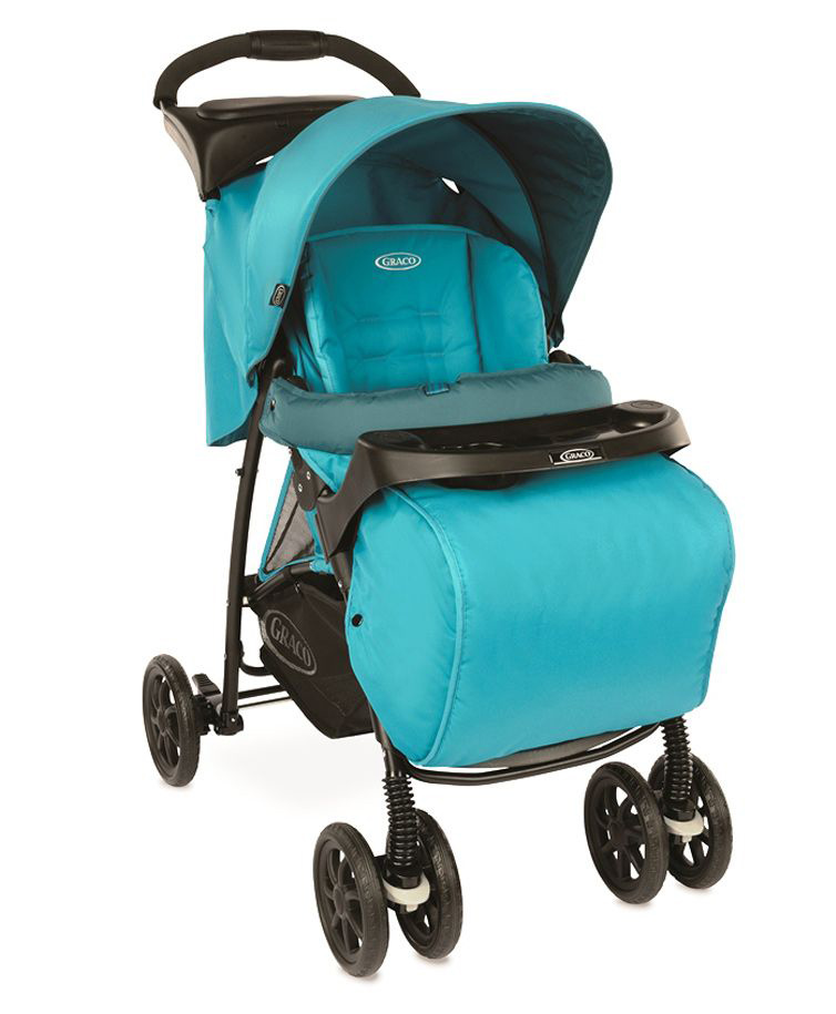 Graco Mirage Plus Lake Stroller - Blue-picture-15