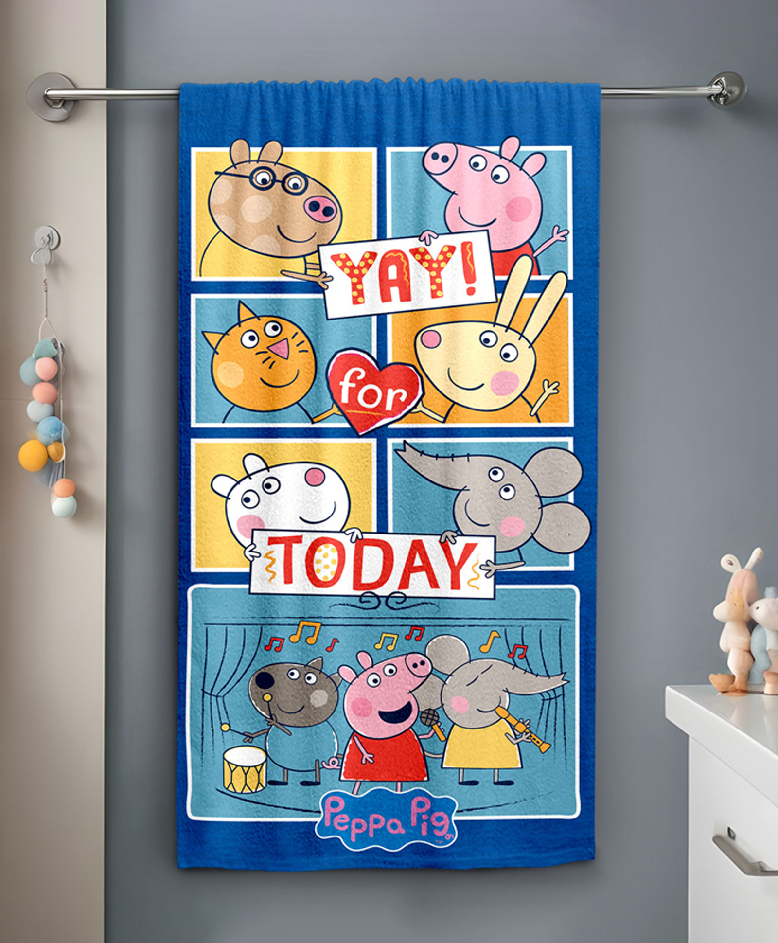 disney by sassoon Sassoon Dalmatian Cotton Kids Bath Towel 400 GSM - Multicolour-picture-20