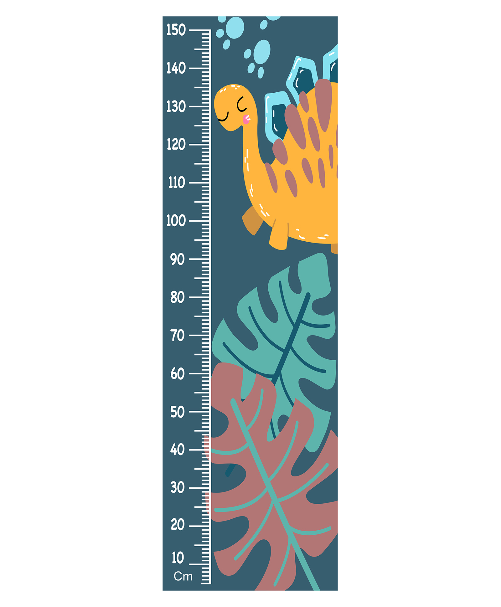 WENS Adorable Turtale Height Chart Wall Decal Growth Chart-Vinyl-image-5