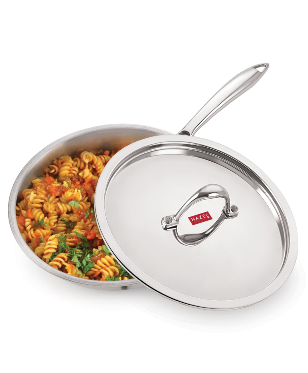 HAZEL Triply Stainless Steel Induction Bottom Fry Pan With Stainless Steel Lid, 1.5 Litre, 22 cm-picture-35