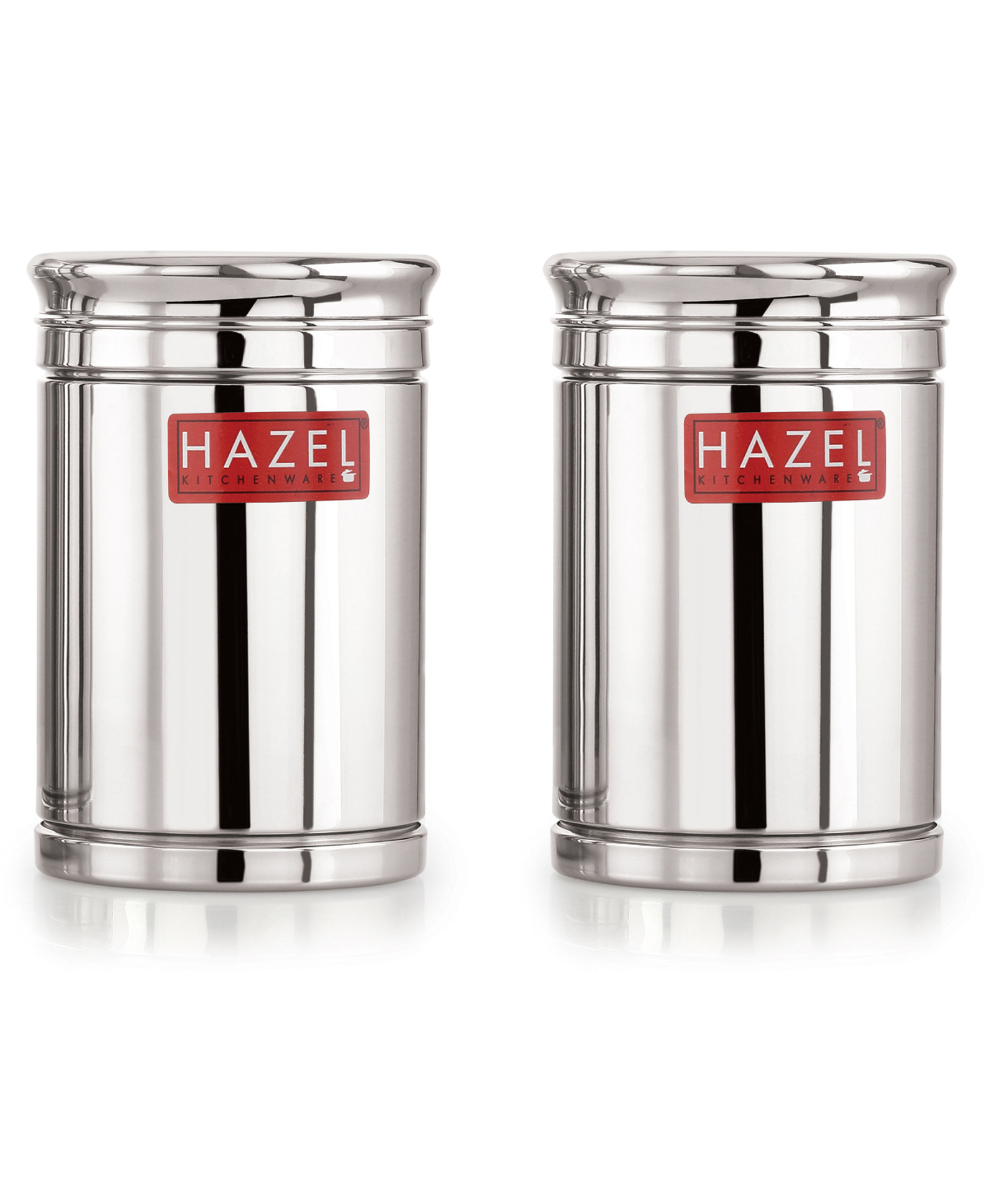 HAZEL Stainless Steel Container Set | 1800 ml Set of 2 Steel Container For Kitchen Storage Set | Air Tight Containers For Kitchen Storage | Ideal For Storing Rice, Cereal, Pulse, Snacks.-image-17