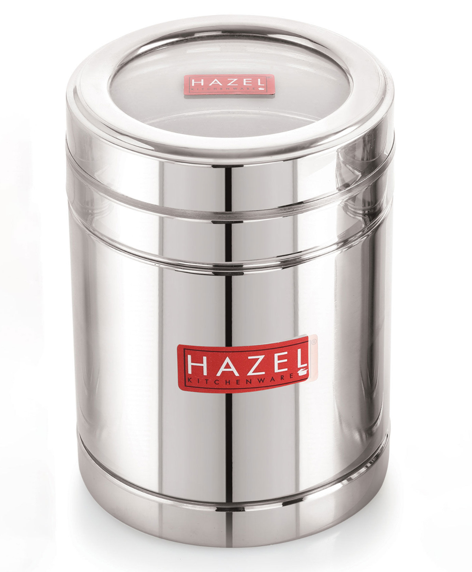 HAZEL Steel Sugar Container with Transparent Lid | Transparent Lid Sugar Storage Box For Kitchen |Food Grade Steel Kitchen Container , 1400 ml-image-22