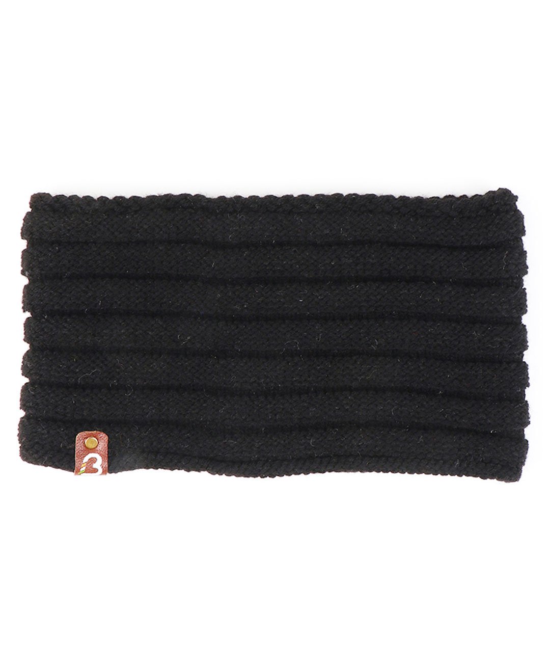 BHARATASYA Ribbed Acrylic Wool Headband Earwarmer - Black-picture-22