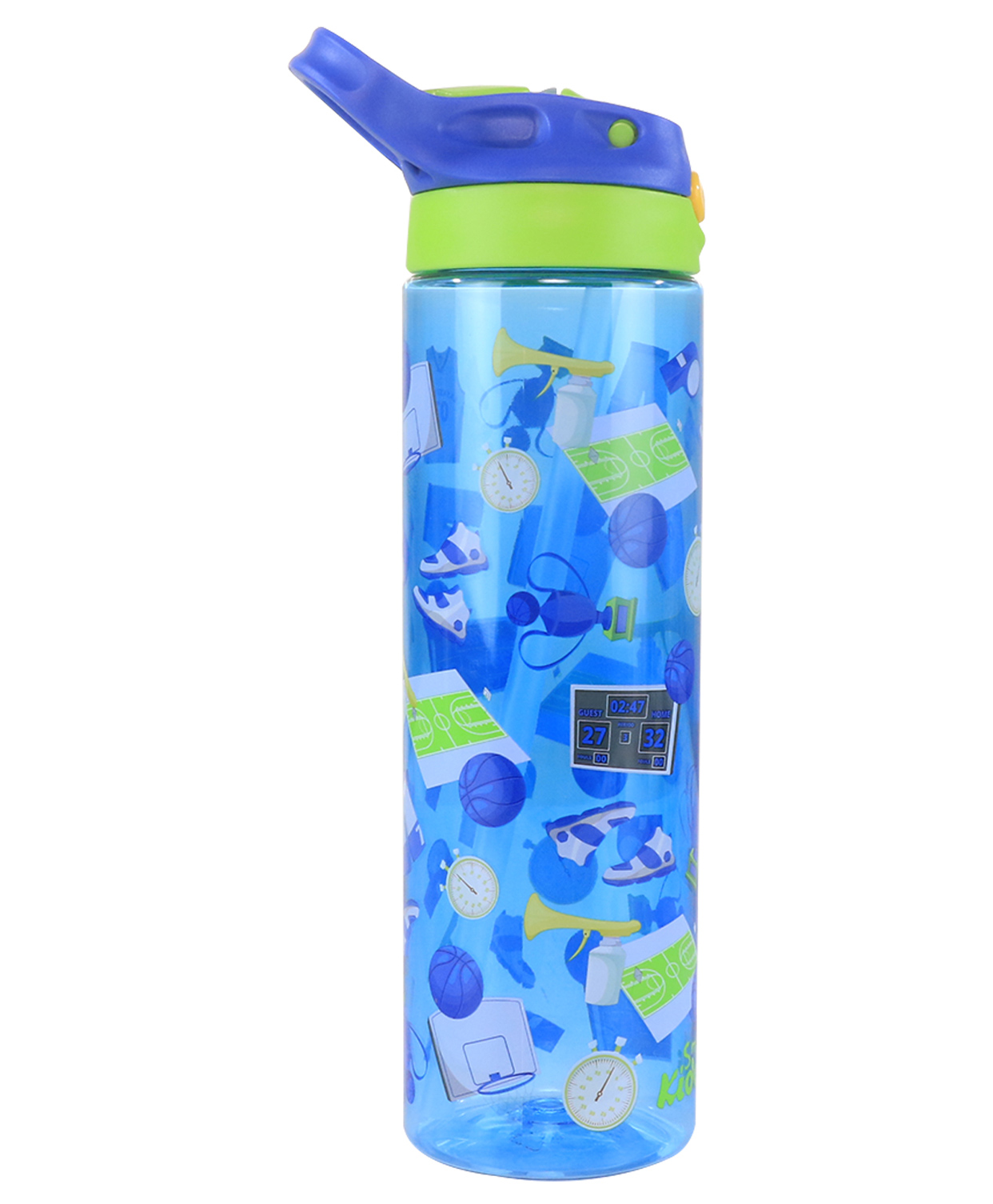 Smily Kiddos Sipper Bottle Basket Ball Theme Blue - 750 ml-image-47
